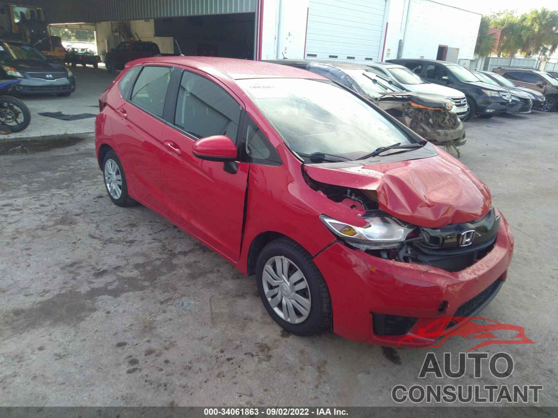 HONDA FIT 2016 - JHMGK5H58GX016534