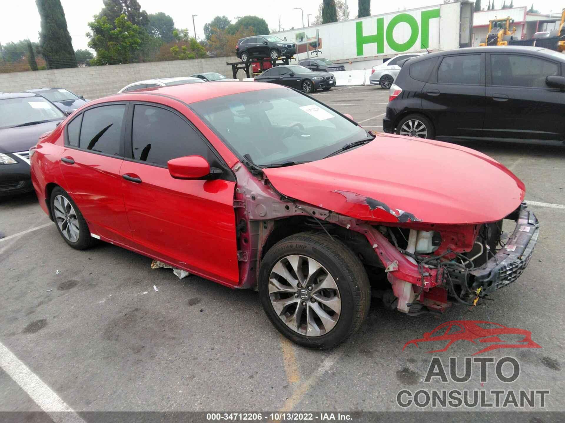 HONDA ACCORD SEDAN 2016 - 1HGCR2F50GA037329