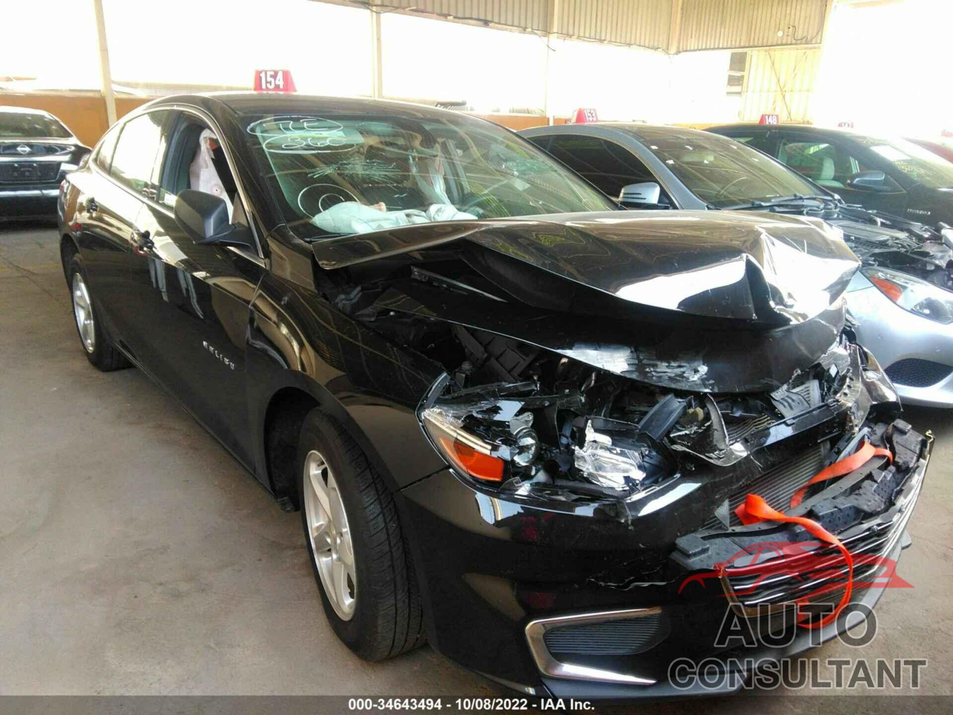 CHEVROLET MALIBU 2018 - 001ZB5ST6JF286692
