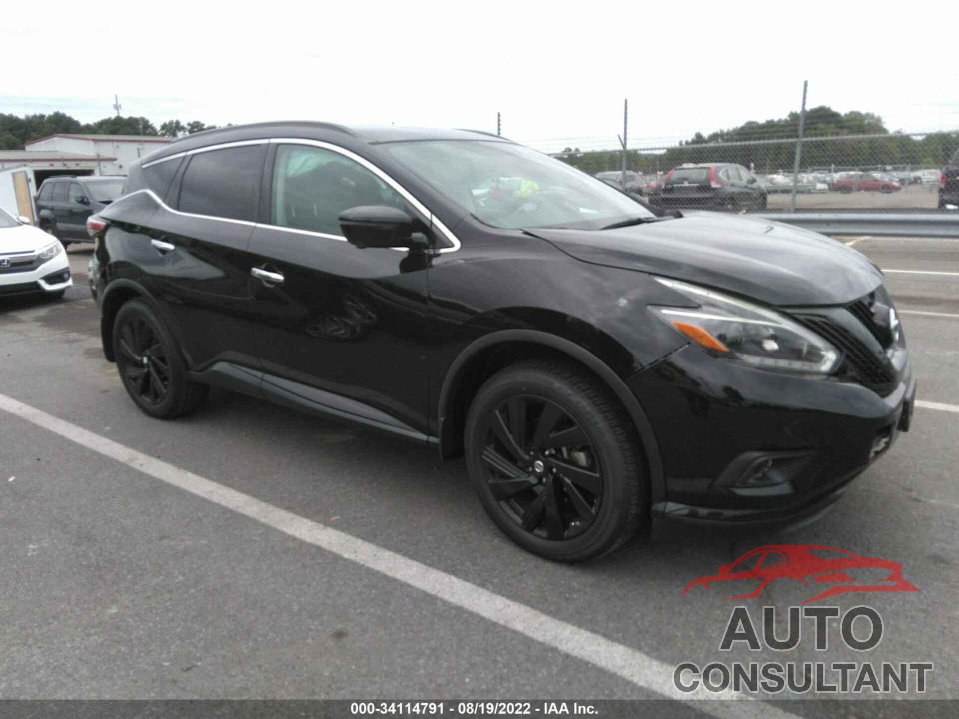 NISSAN MURANO 2018 - 5N1AZ2MG8JN128273