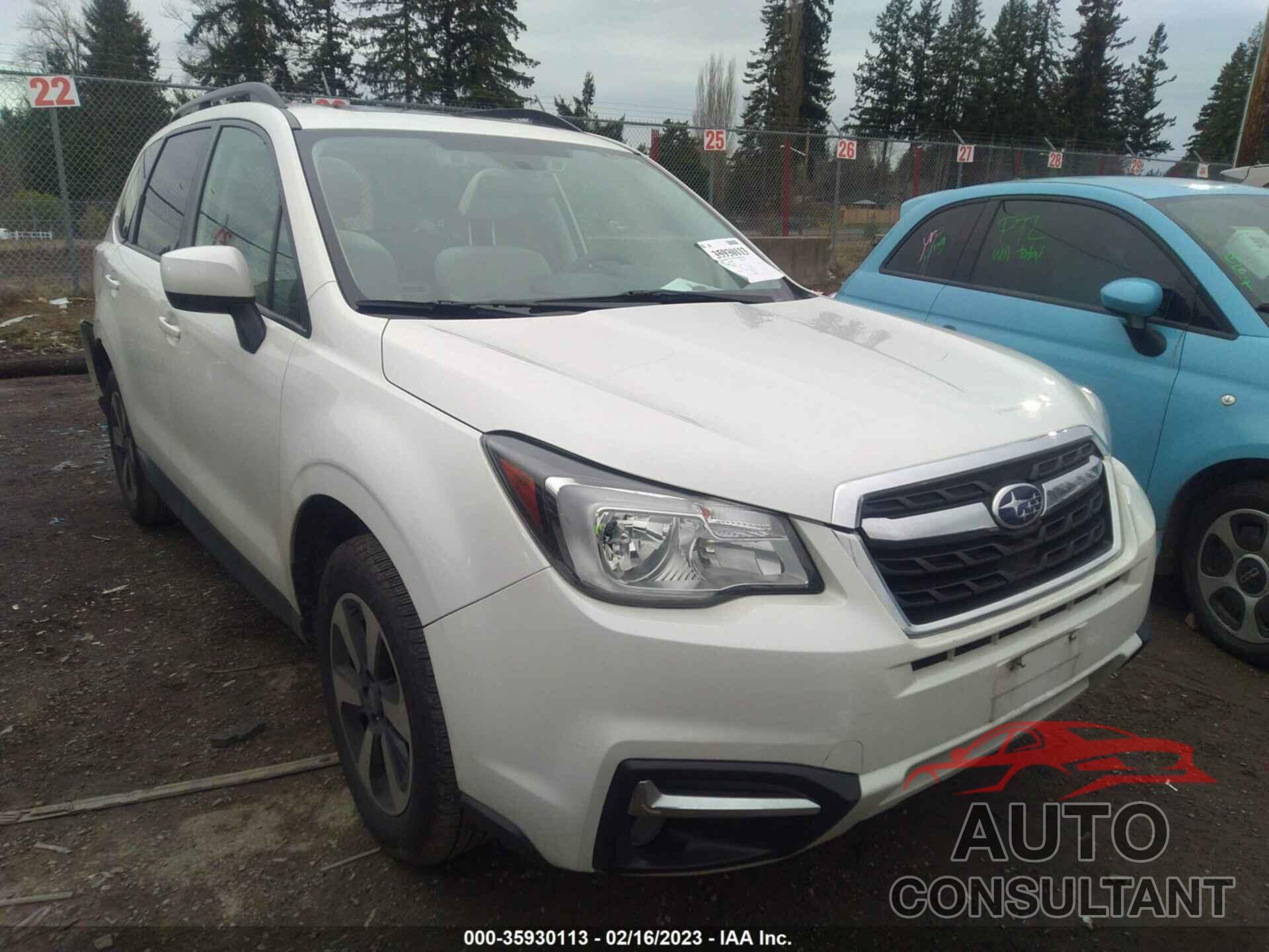 SUBARU FORESTER 2018 - JF2SJAGC6JH584047