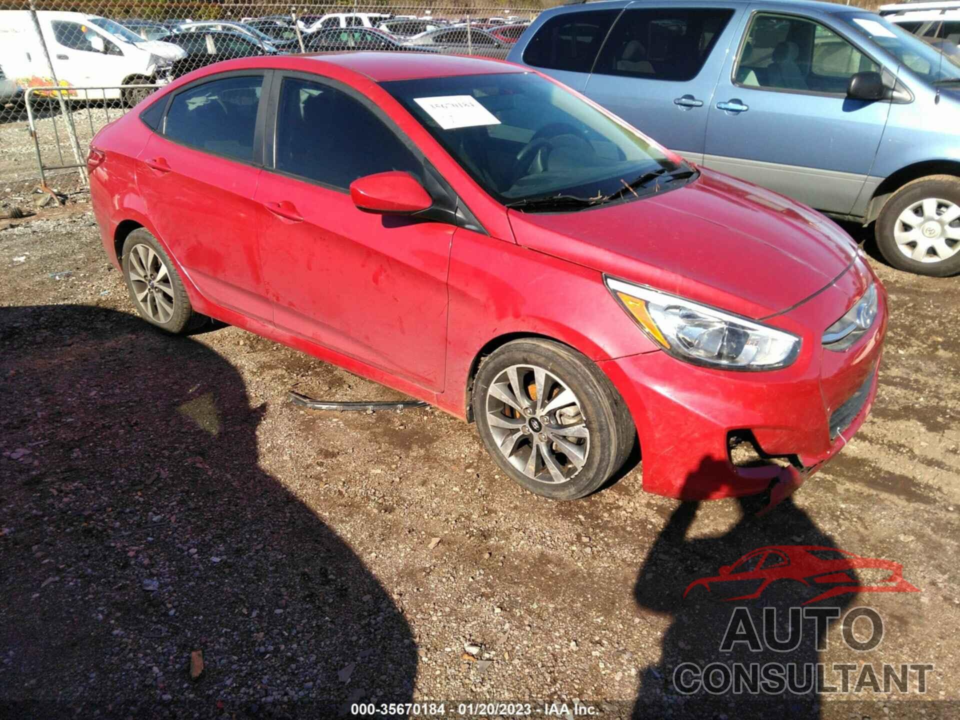 HYUNDAI ACCENT 2017 - KMHCT4AE6HU349329