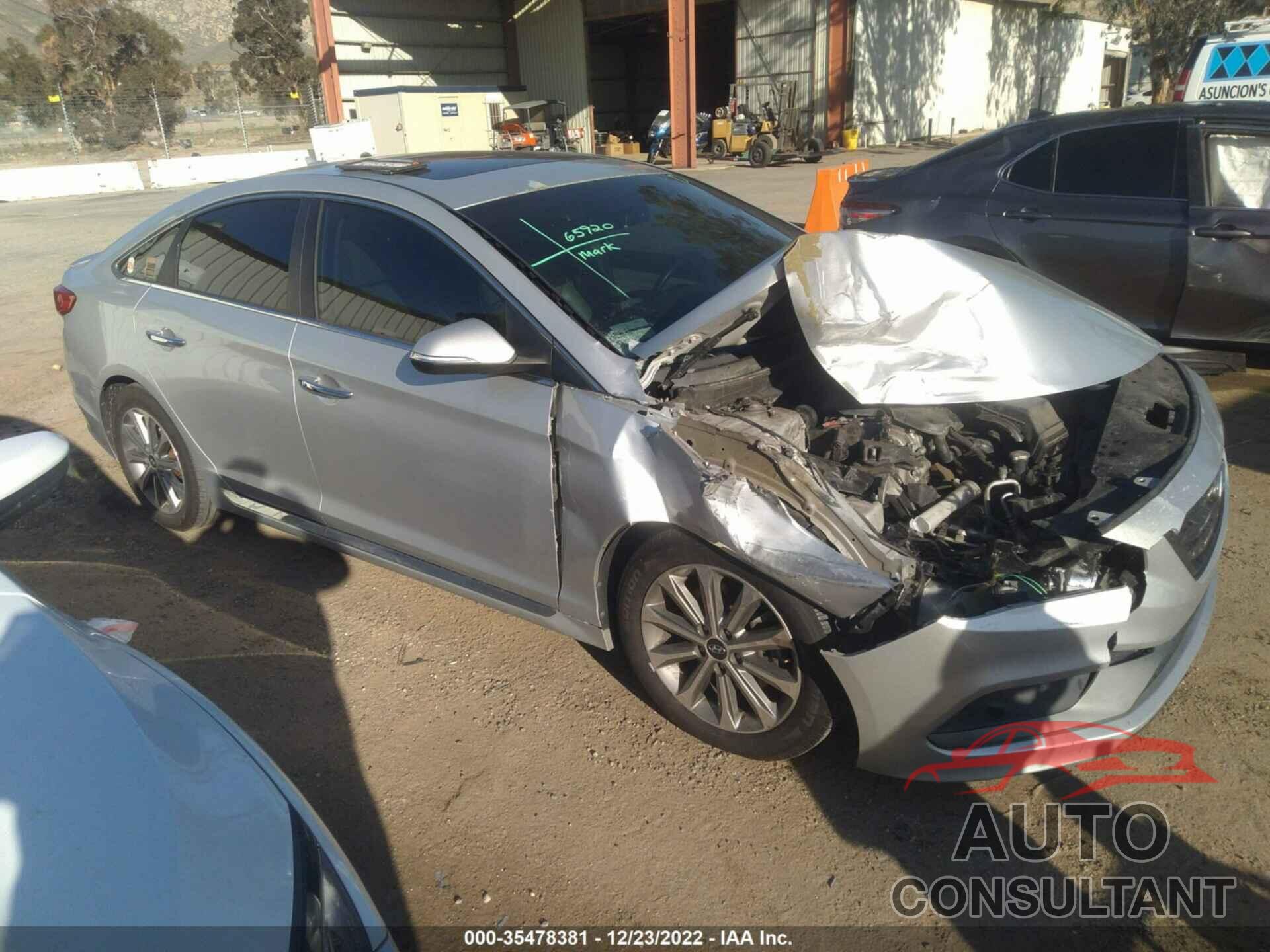 HYUNDAI SONATA 2017 - 5NPE34AF3HH474451