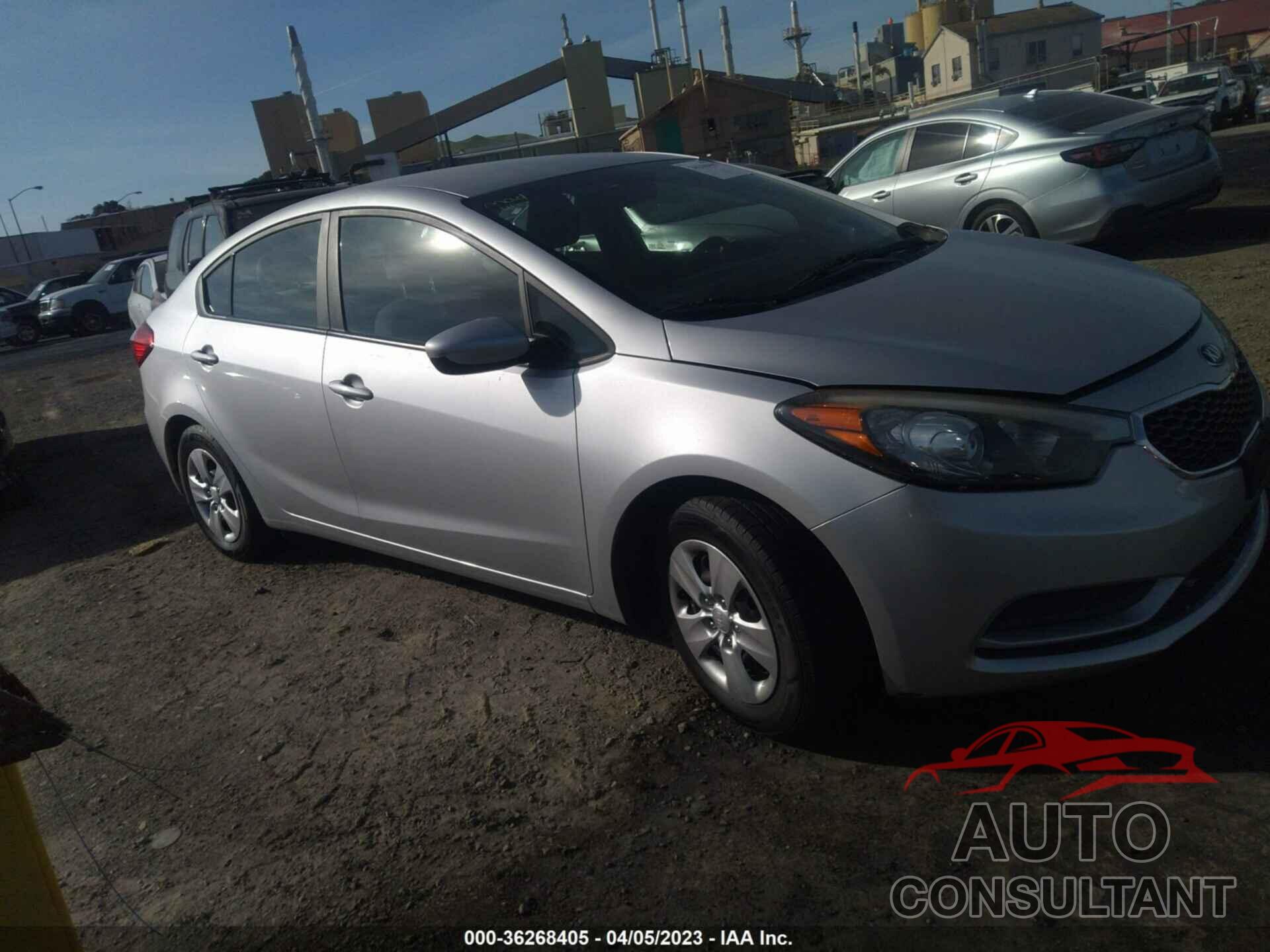 KIA FORTE 2016 - KNAFK4A60G5563297