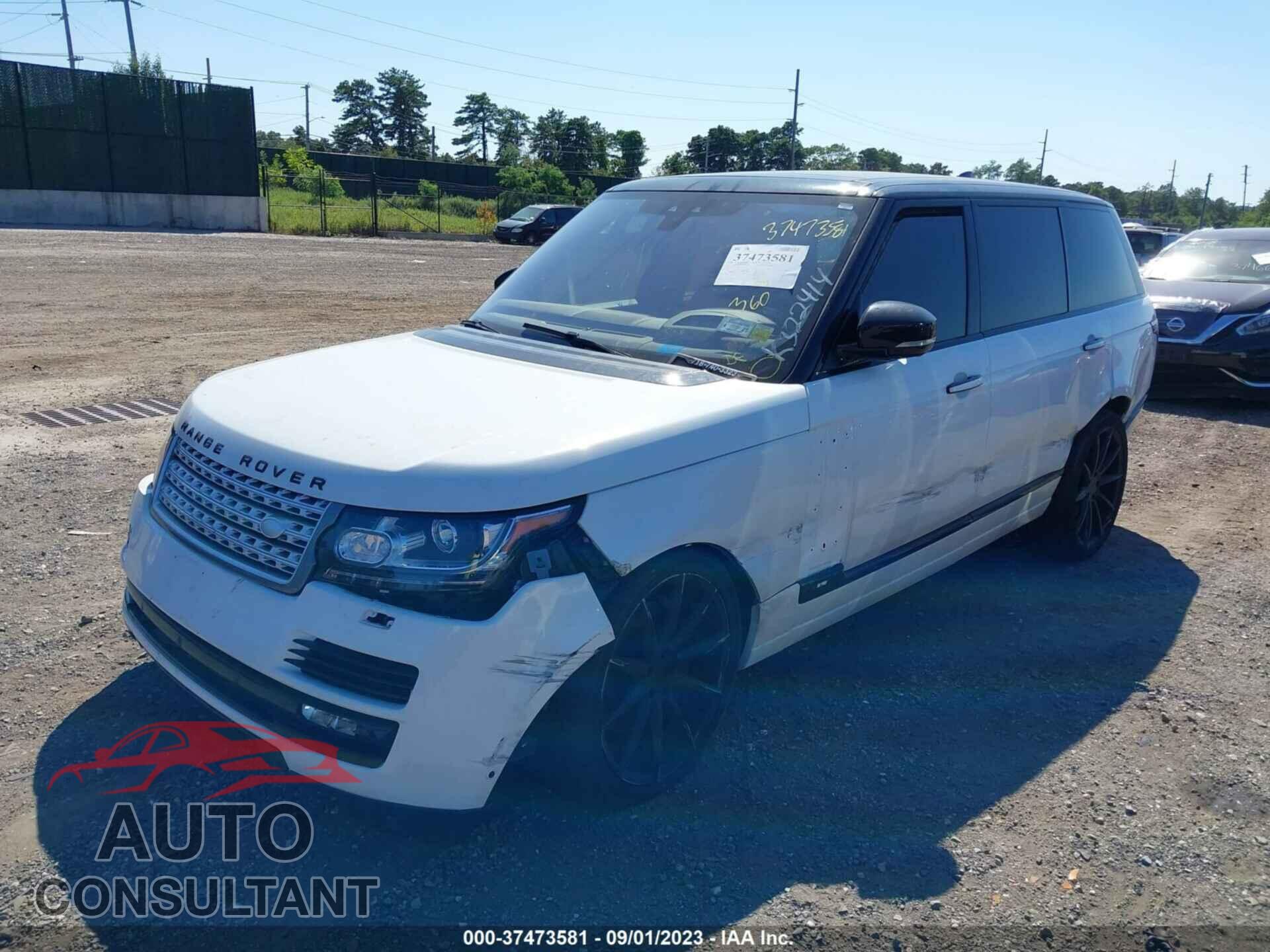 LAND ROVER RANGE ROVER 2017 - SALGV5FE4HA322414