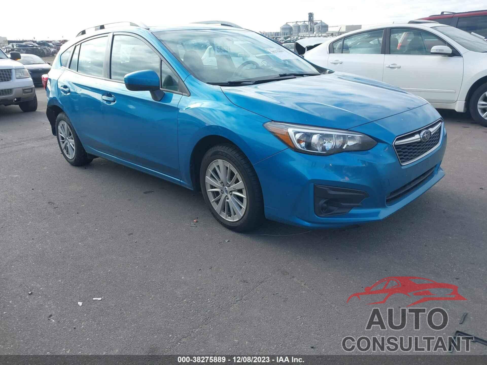 SUBARU IMPREZA 2017 - 4S3GTAB69H3711106