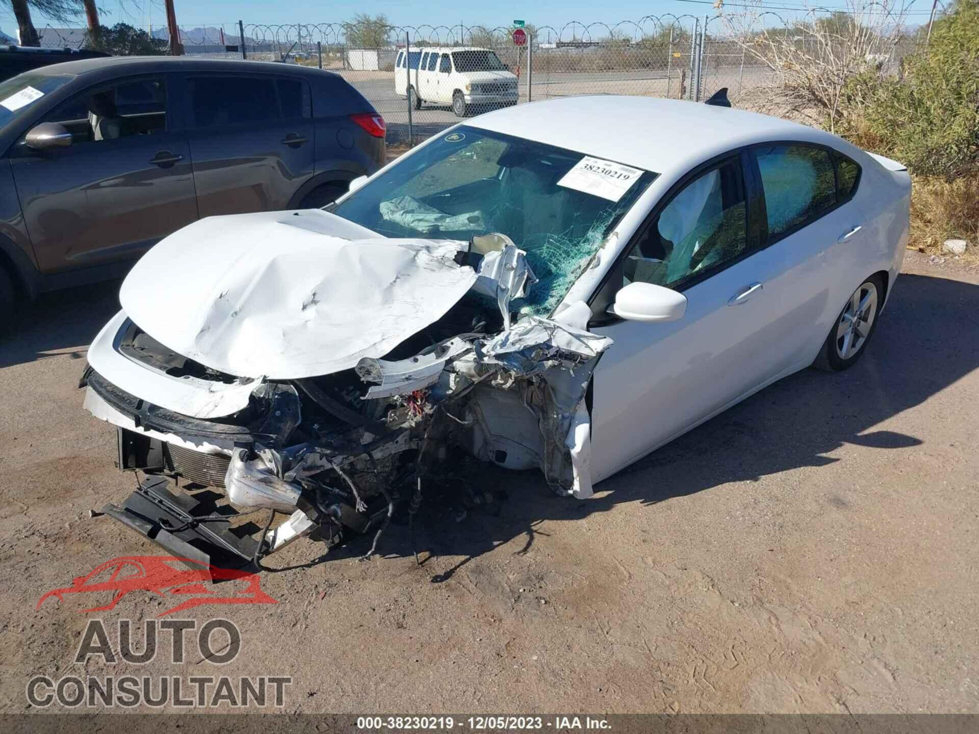 DODGE DART 2015 - 1C3CDFBB1FD286367