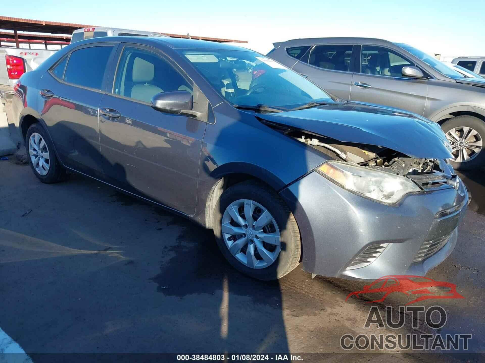 TOYOTA COROLLA 2016 - 2T1BURHE5GC706124