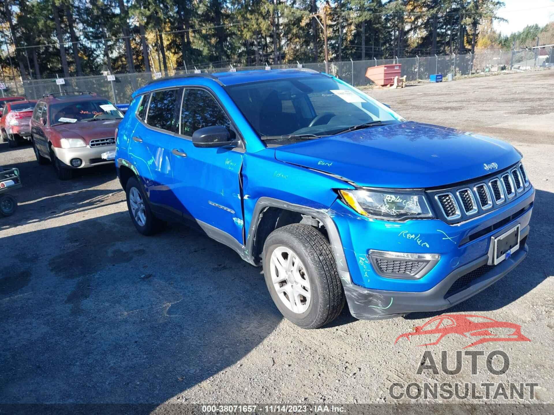 JEEP COMPASS 2018 - 3C4NJDAB7JT180141