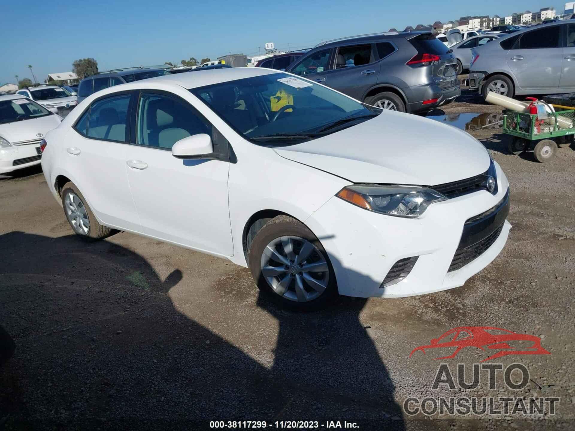 TOYOTA COROLLA 2016 - 5YFBURHE2GP531685