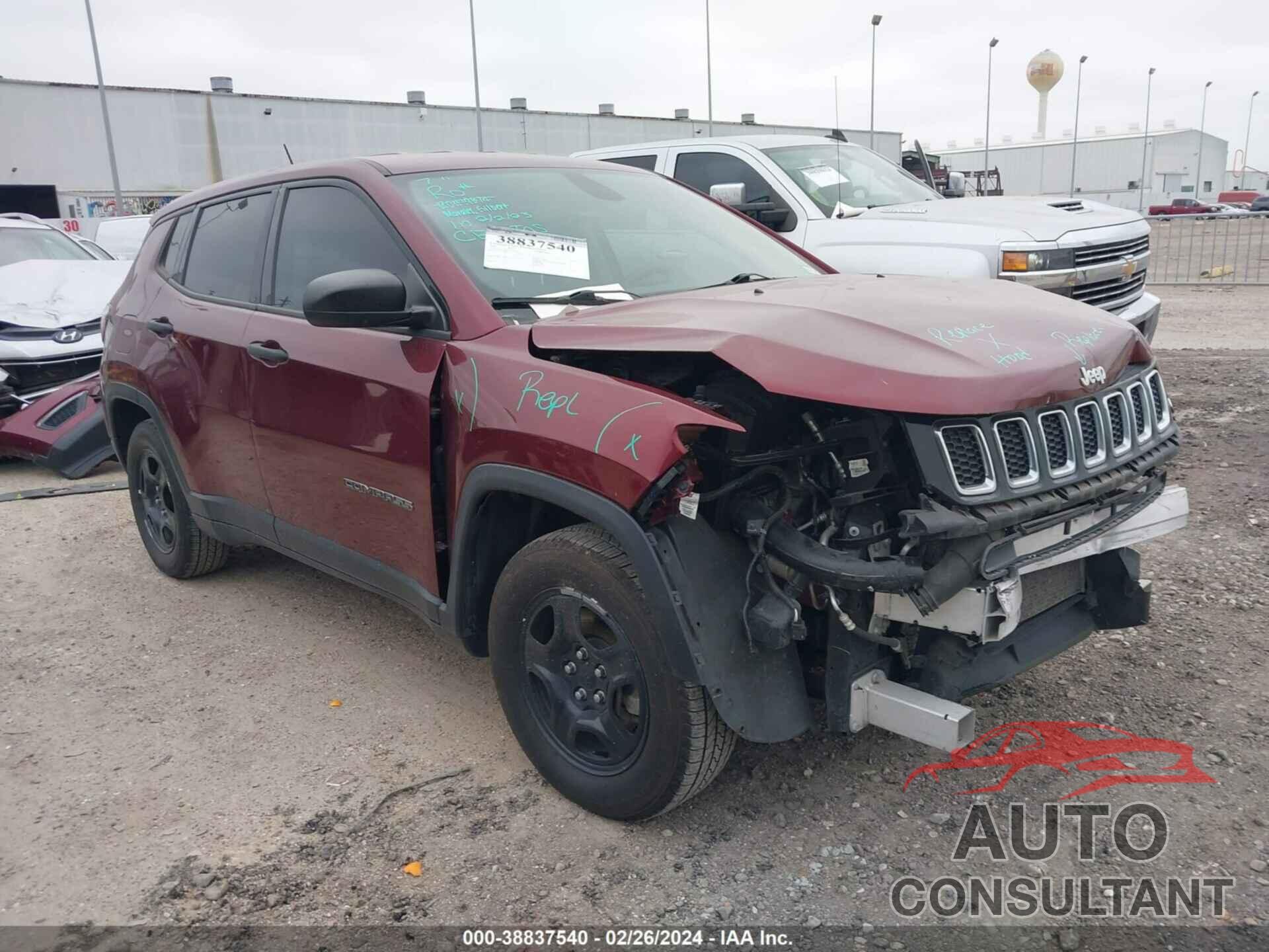 JEEP COMPASS 2020 - 3C4NJCAB3LT241207