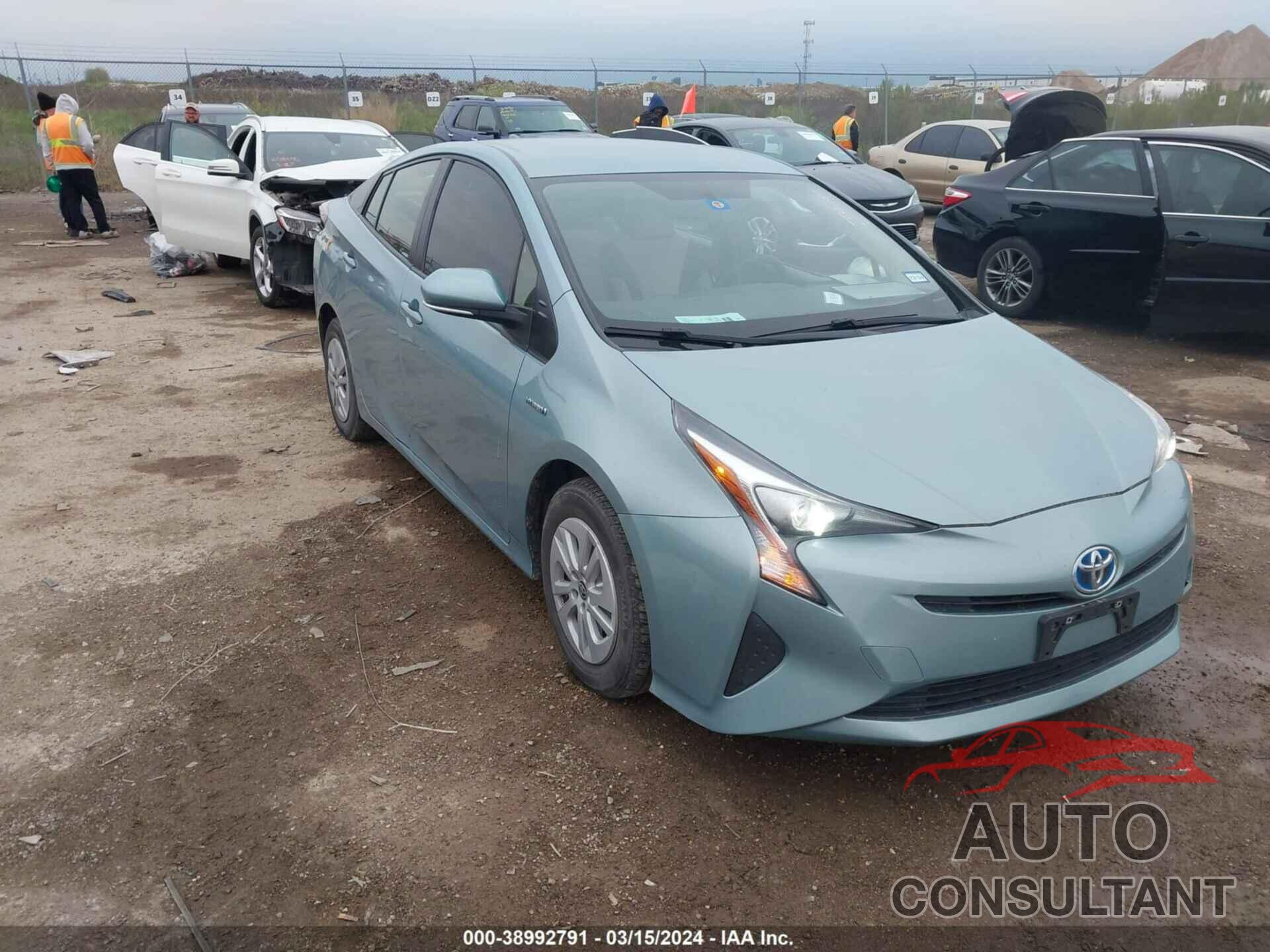 TOYOTA PRIUS 2016 - JTDKBRFU1G3500940