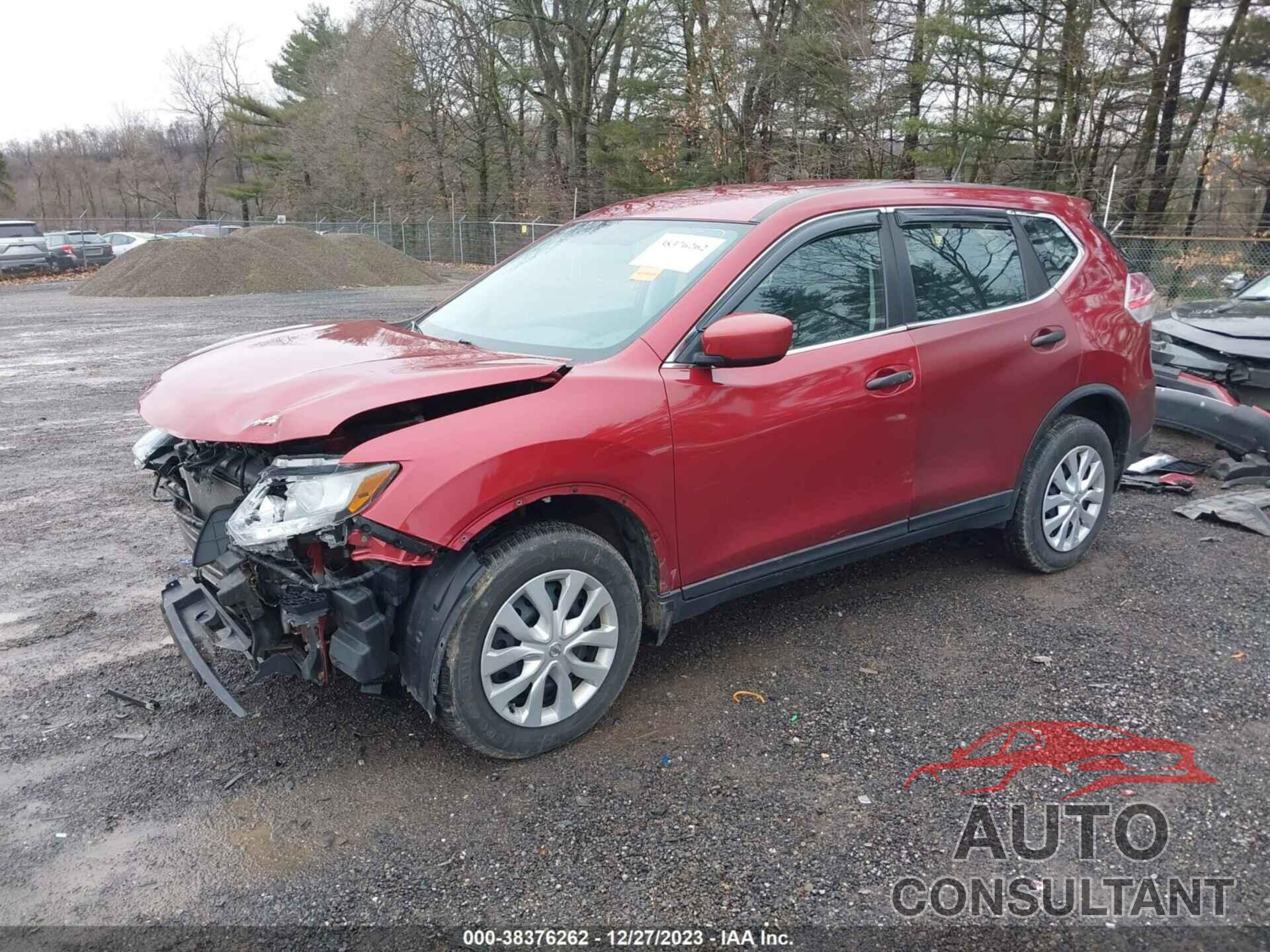 NISSAN ROGUE 2016 - KNMAT2MV2GP662192