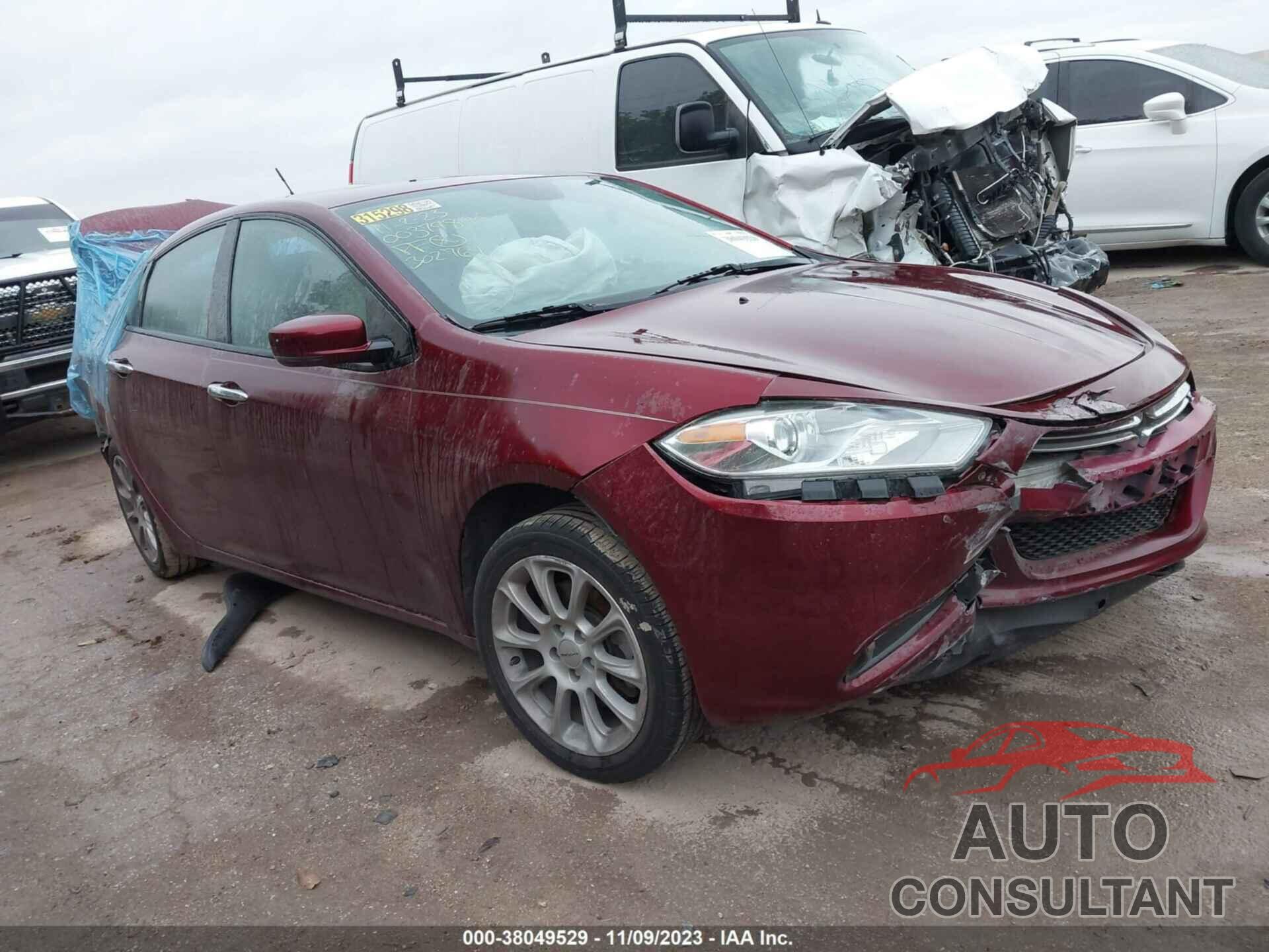 DODGE DART 2015 - 1C3CDFCB7FD302764