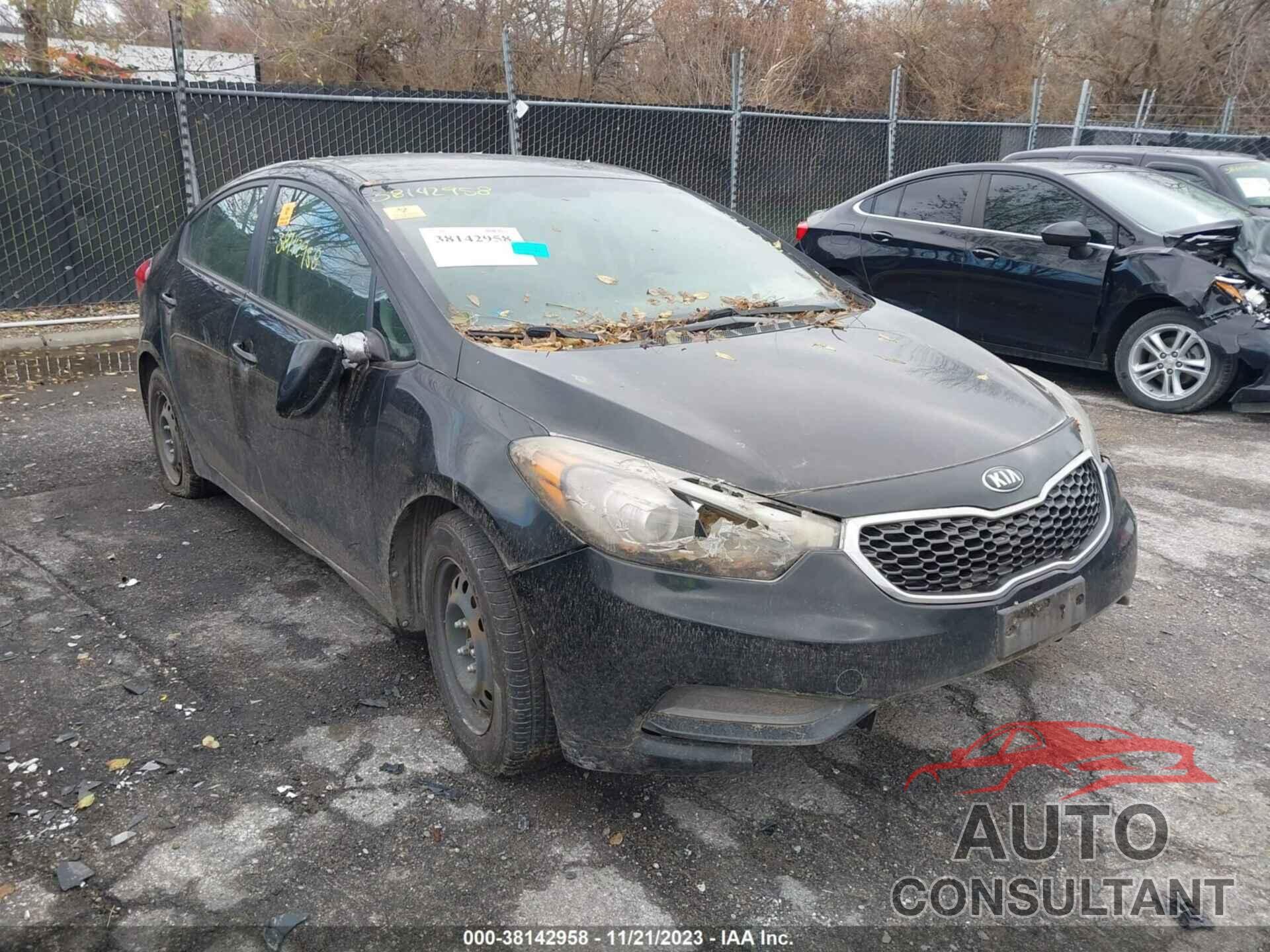 KIA FORTE 2015 - KNAFK4A66F5334850