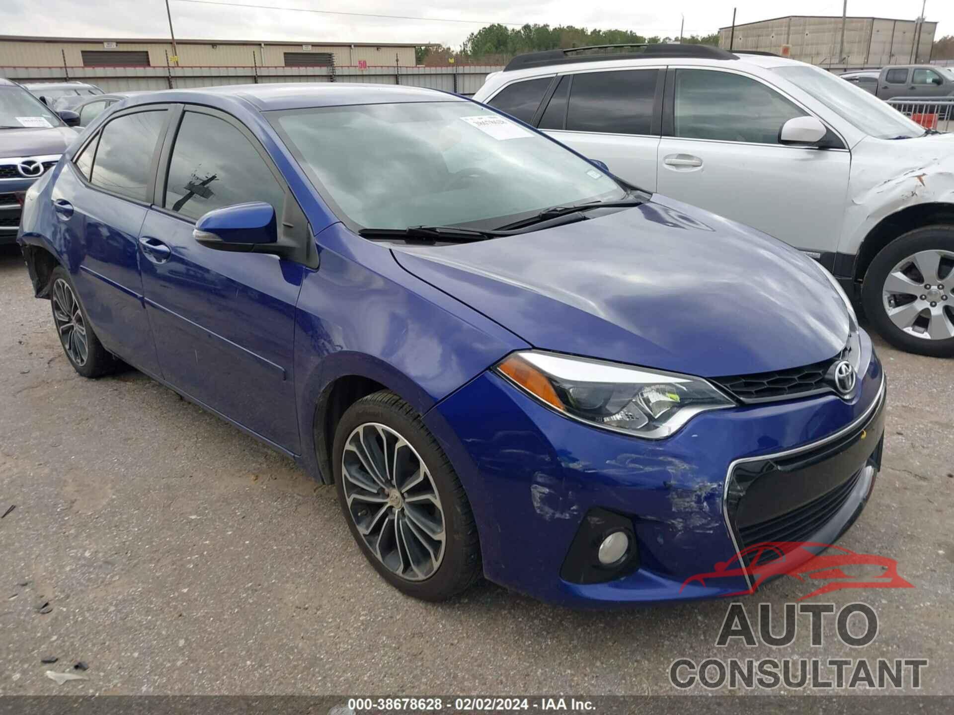 TOYOTA COROLLA 2016 - 5YFBURHE6GP504392