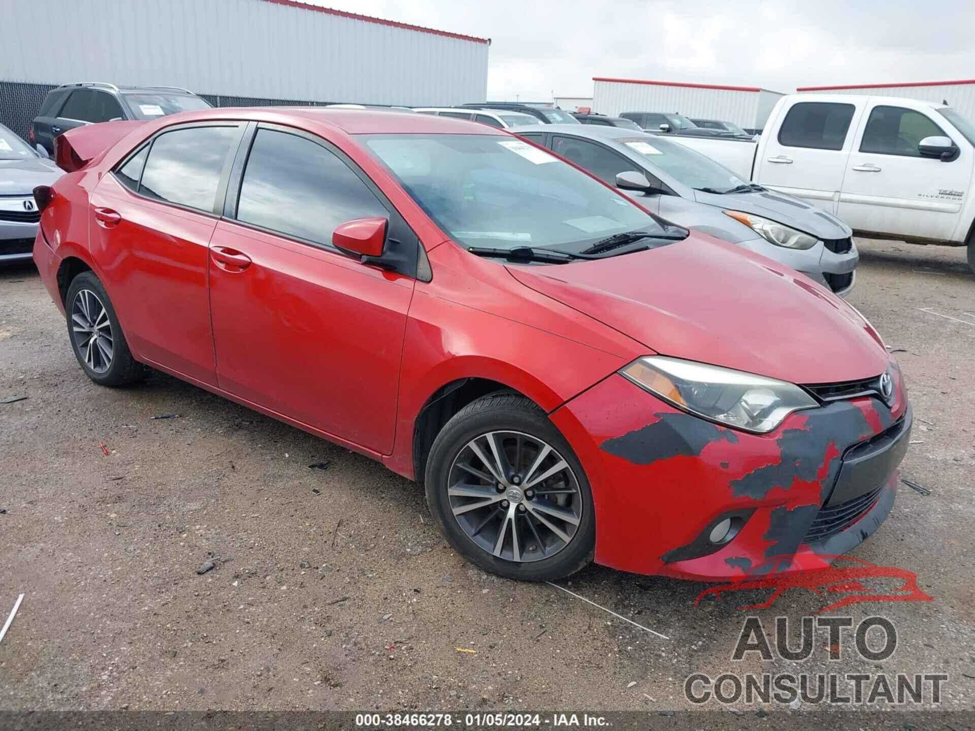 TOYOTA COROLLA 2016 - 5YFBURHE2GP521769