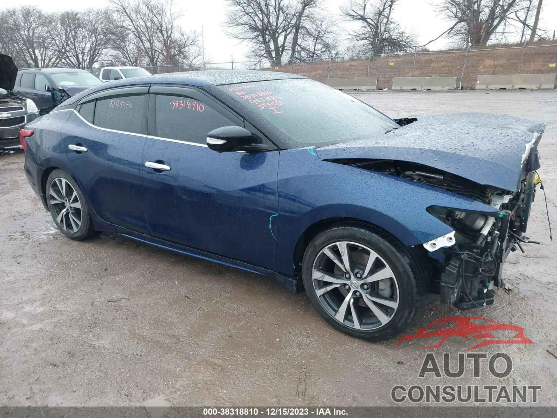 NISSAN MAXIMA 2017 - 1N4AA6AP3HC406158