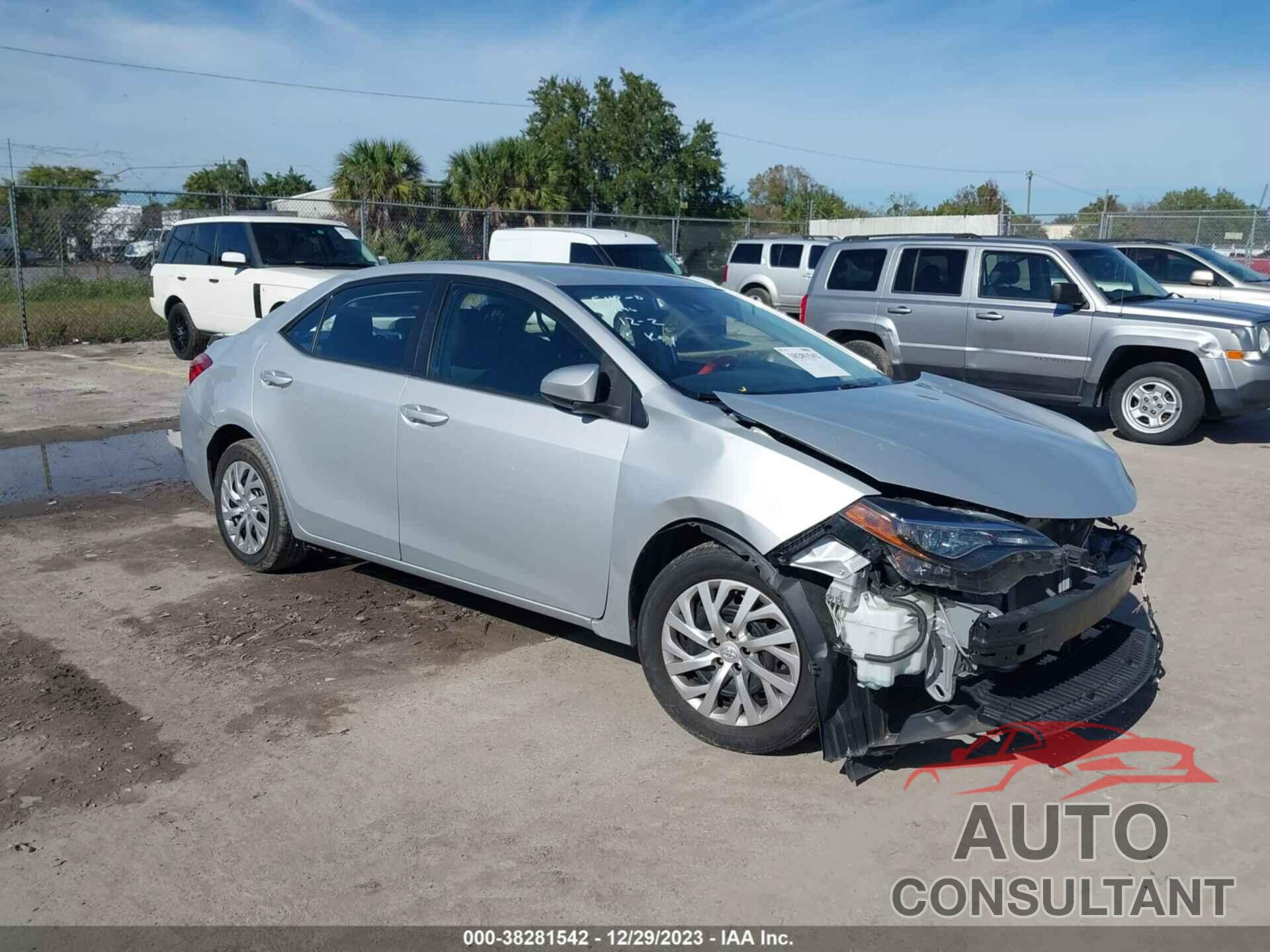 TOYOTA COROLLA 2019 - 2T1BURHE0KC241700