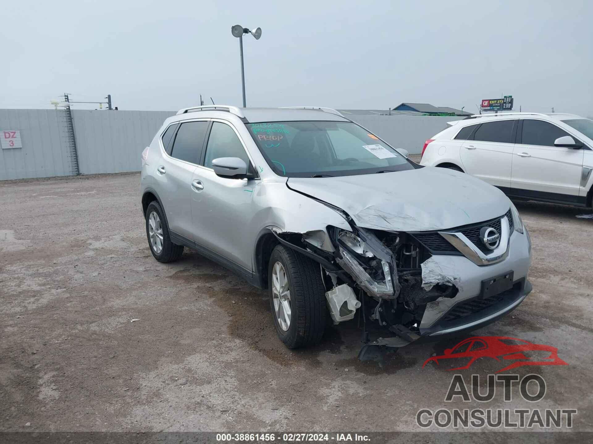 NISSAN ROGUE 2016 - KNMAT2MT3GP641379