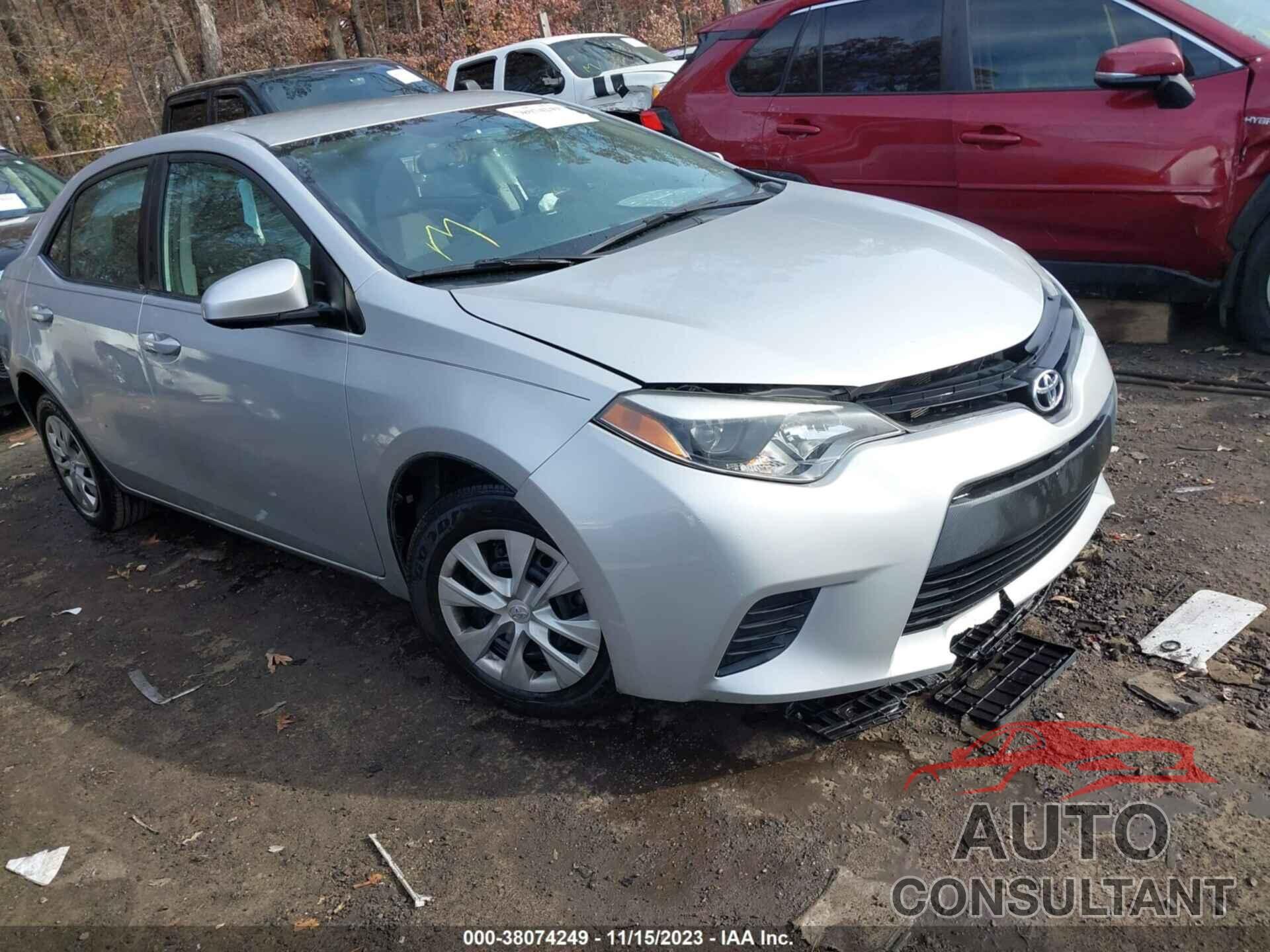 TOYOTA COROLLA 2016 - 2T1BURHE5GC724610