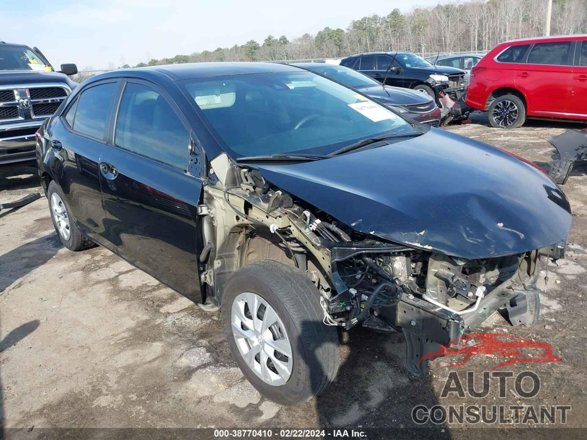 TOYOTA COROLLA 2019 - 2T1BURHE1KC146305