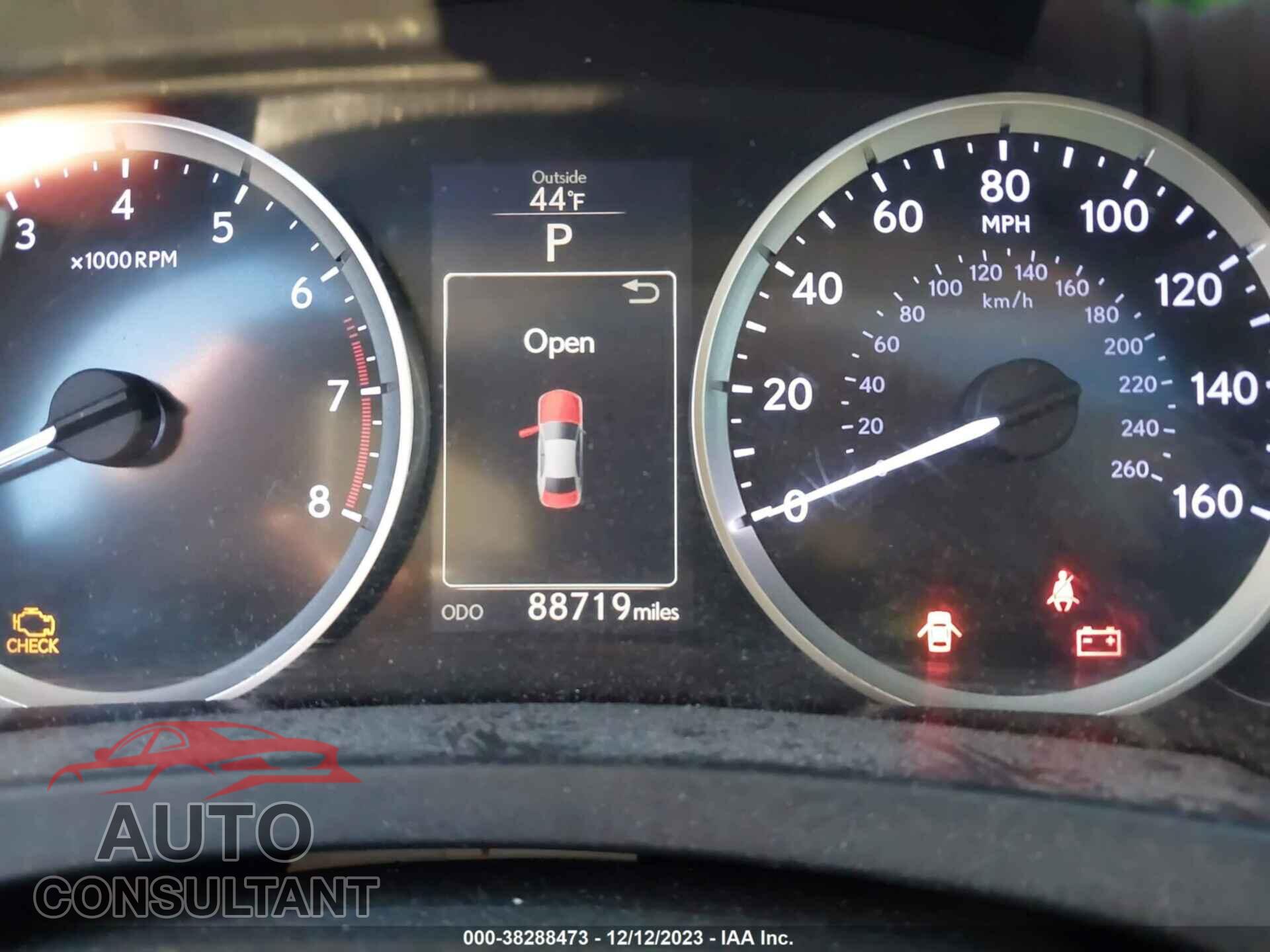 LEXUS IS 250 2015 - JTHCF1D29F5019508