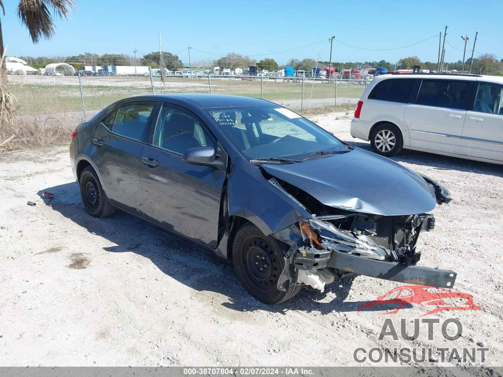 TOYOTA COROLLA 2019 - 2T1BURHE1KC134719