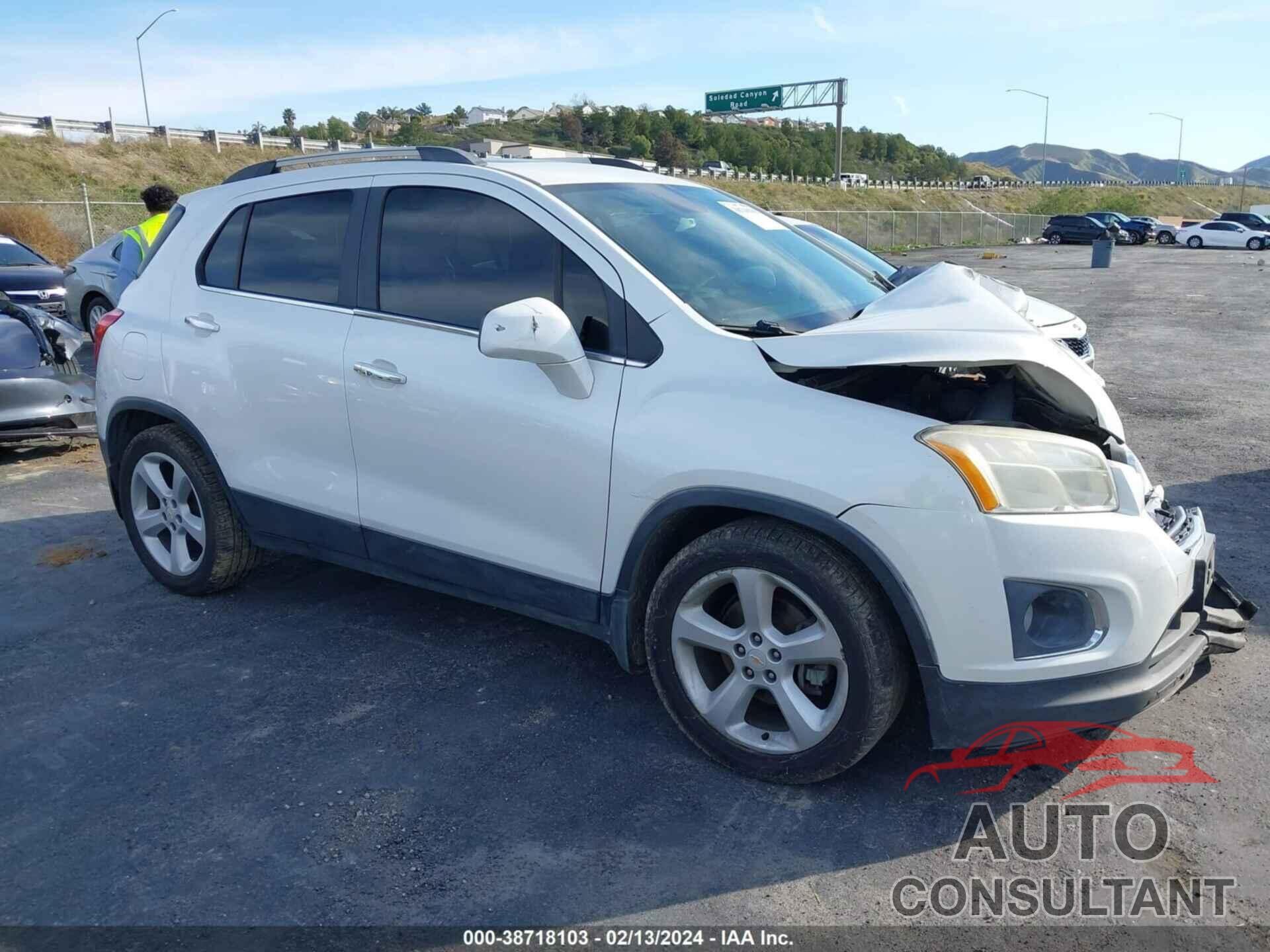 CHEVROLET TRAX 2016 - KL7CJMSB0GB560001