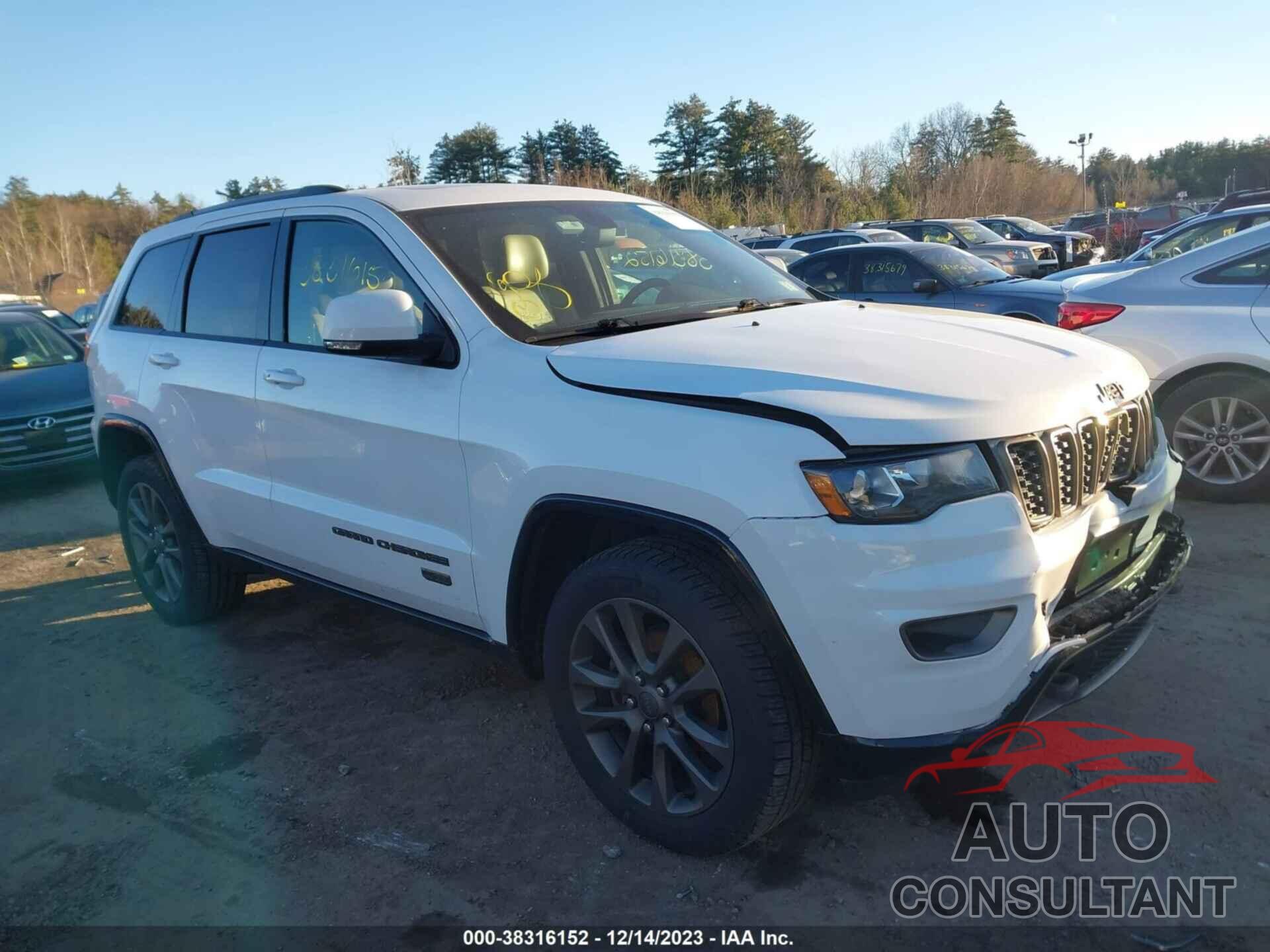 JEEP GRAND CHEROKEE 2016 - 1C4RJFBG4GC450356