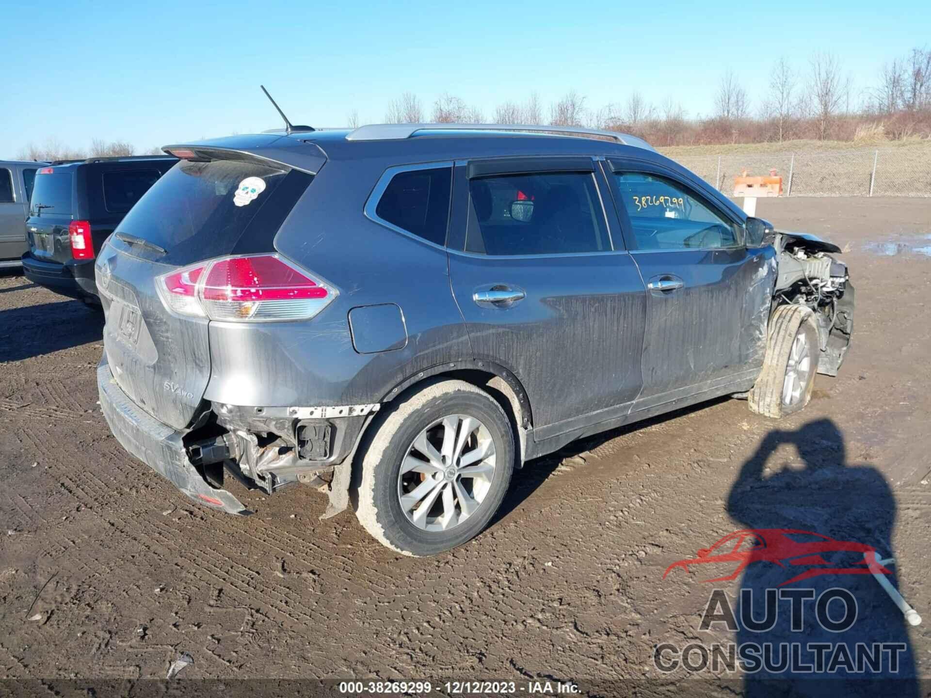 NISSAN ROGUE 2016 - KNMAT2MV3GP614491