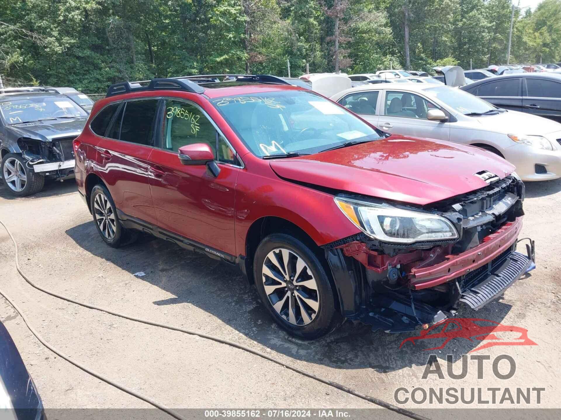 SUBARU OUTBACK 2016 - 4S4BSBNC0G3338827