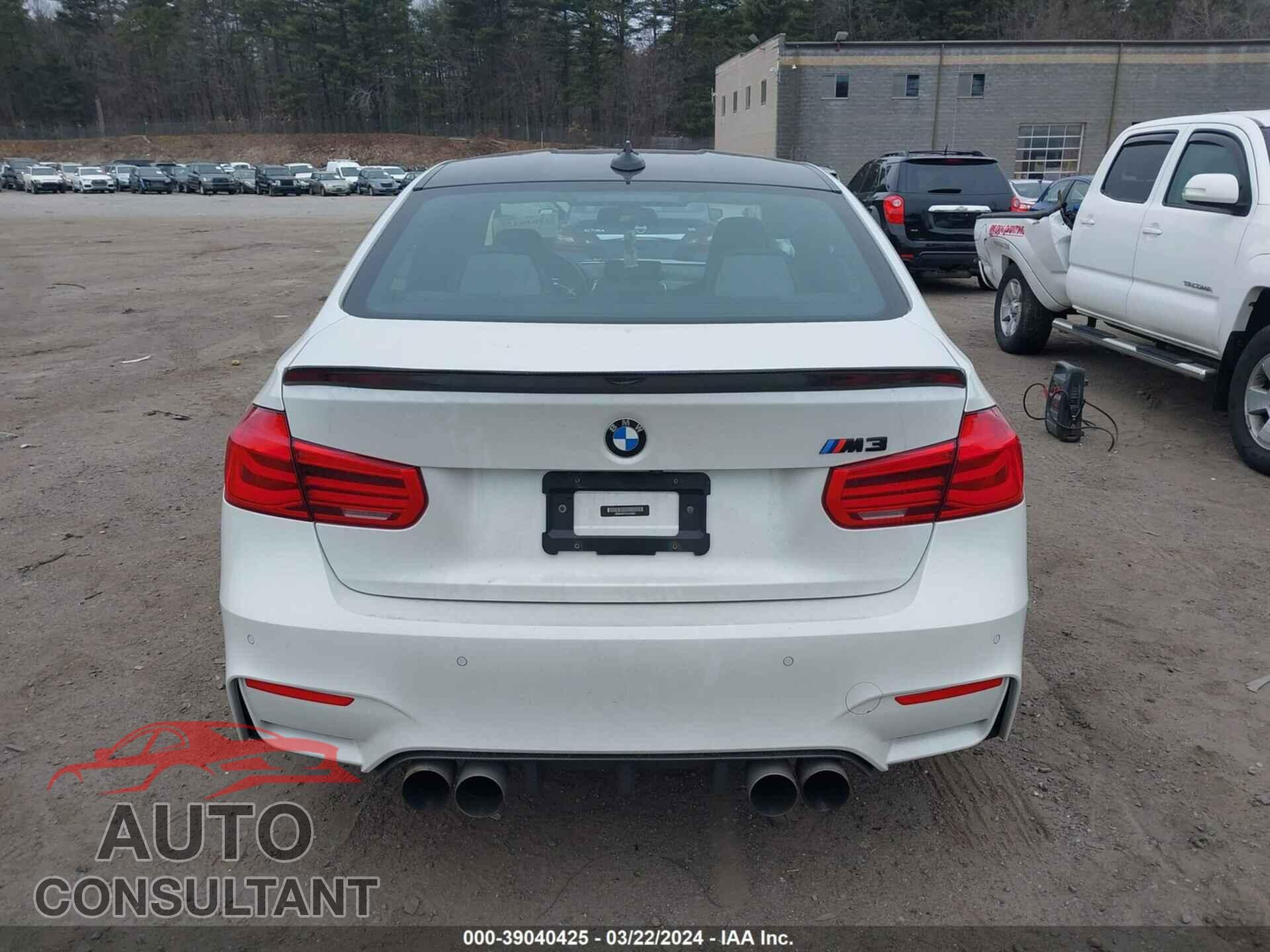 BMW M3 2018 - WBS8M9C59J5K99021