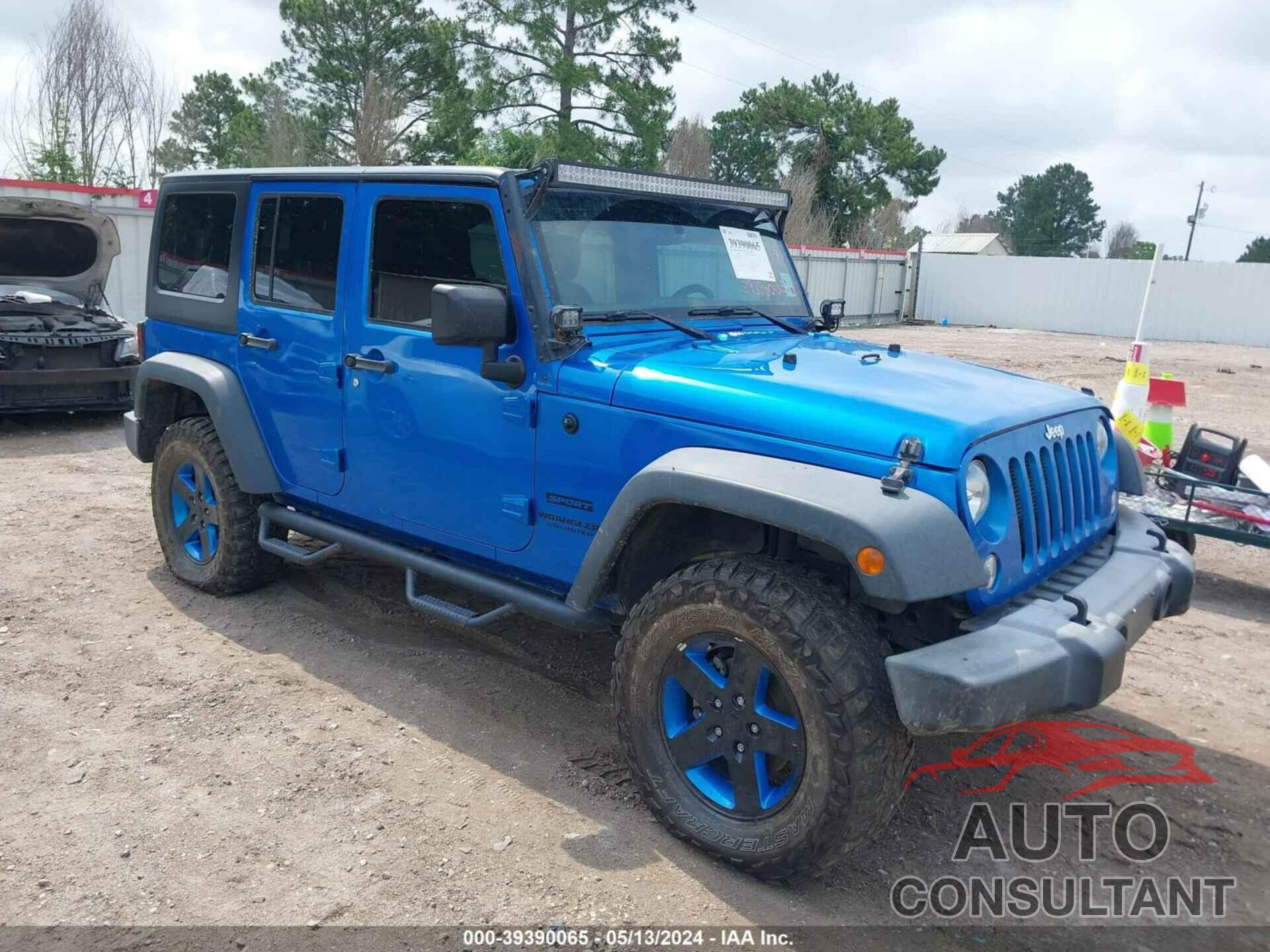 JEEP WRANGLER UNLIMITED 2016 - 1C4BJWDGXGL287873
