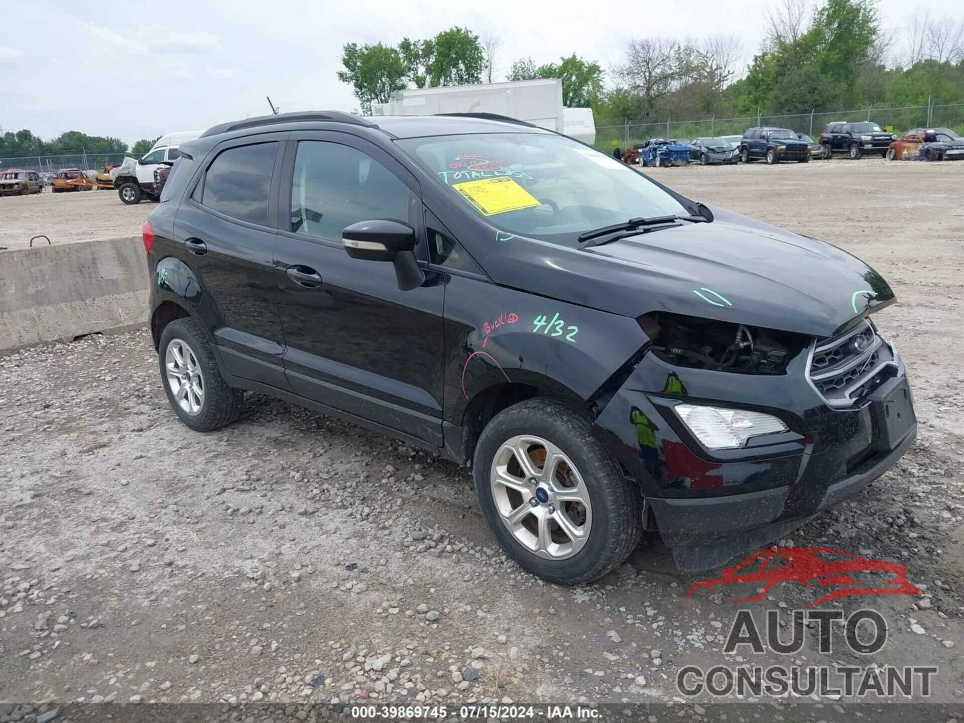 FORD ECOSPORT 2018 - MAJ6P1UL1JC209656