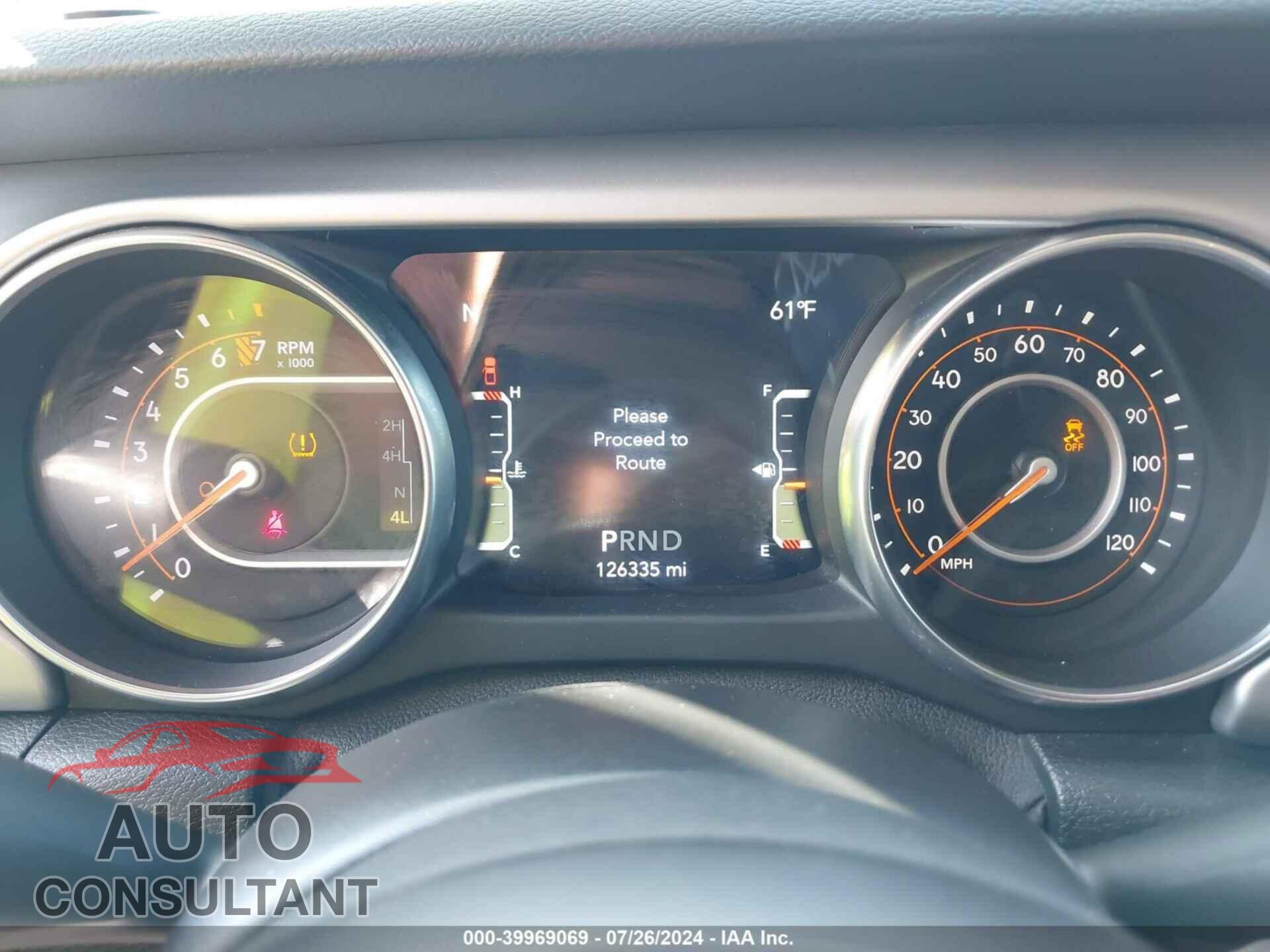 JEEP GLADIATOR 2021 - 1C6HJTAGXML524362