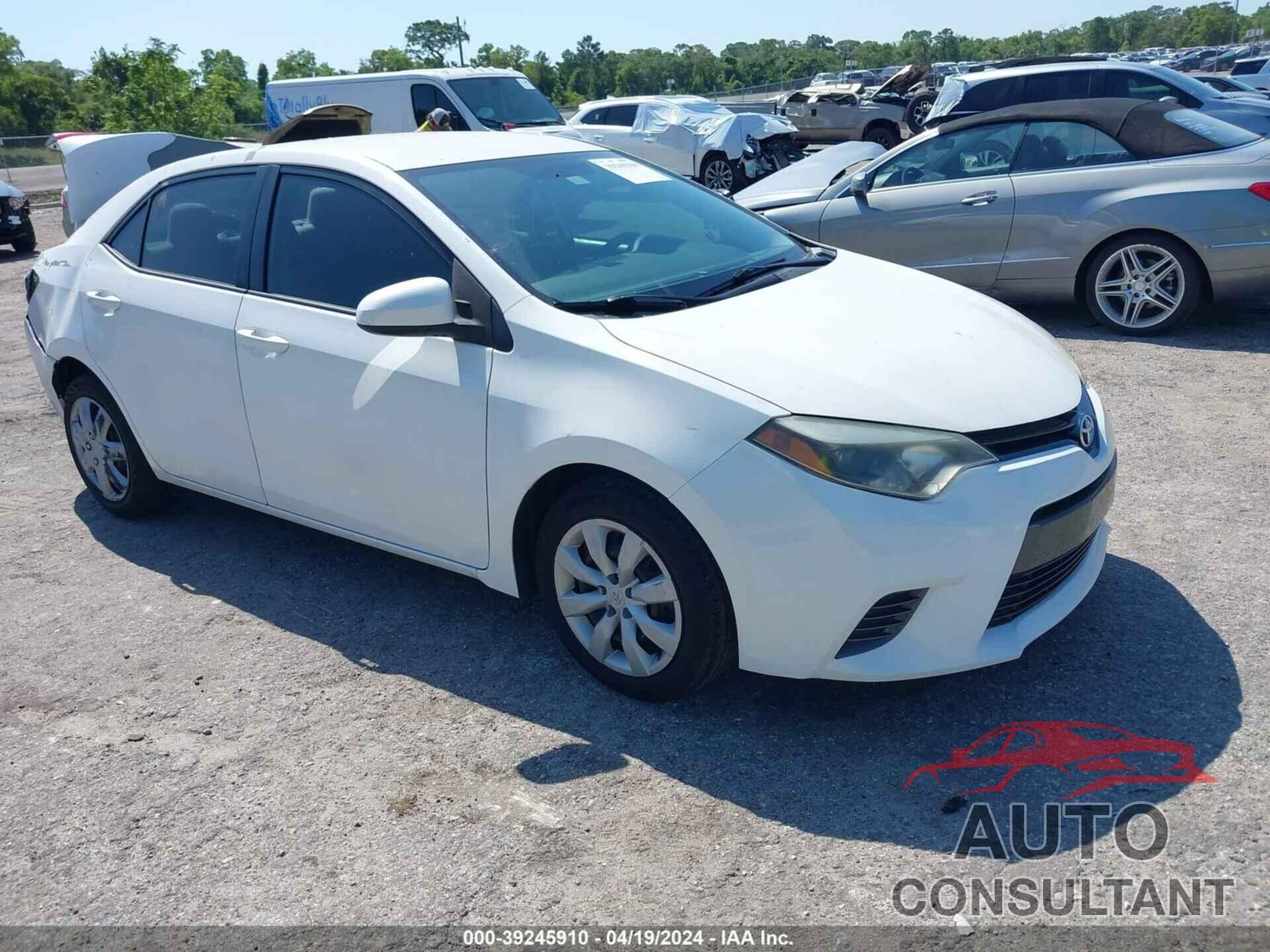 TOYOTA COROLLA 2016 - 5YFBURHE2GP370254