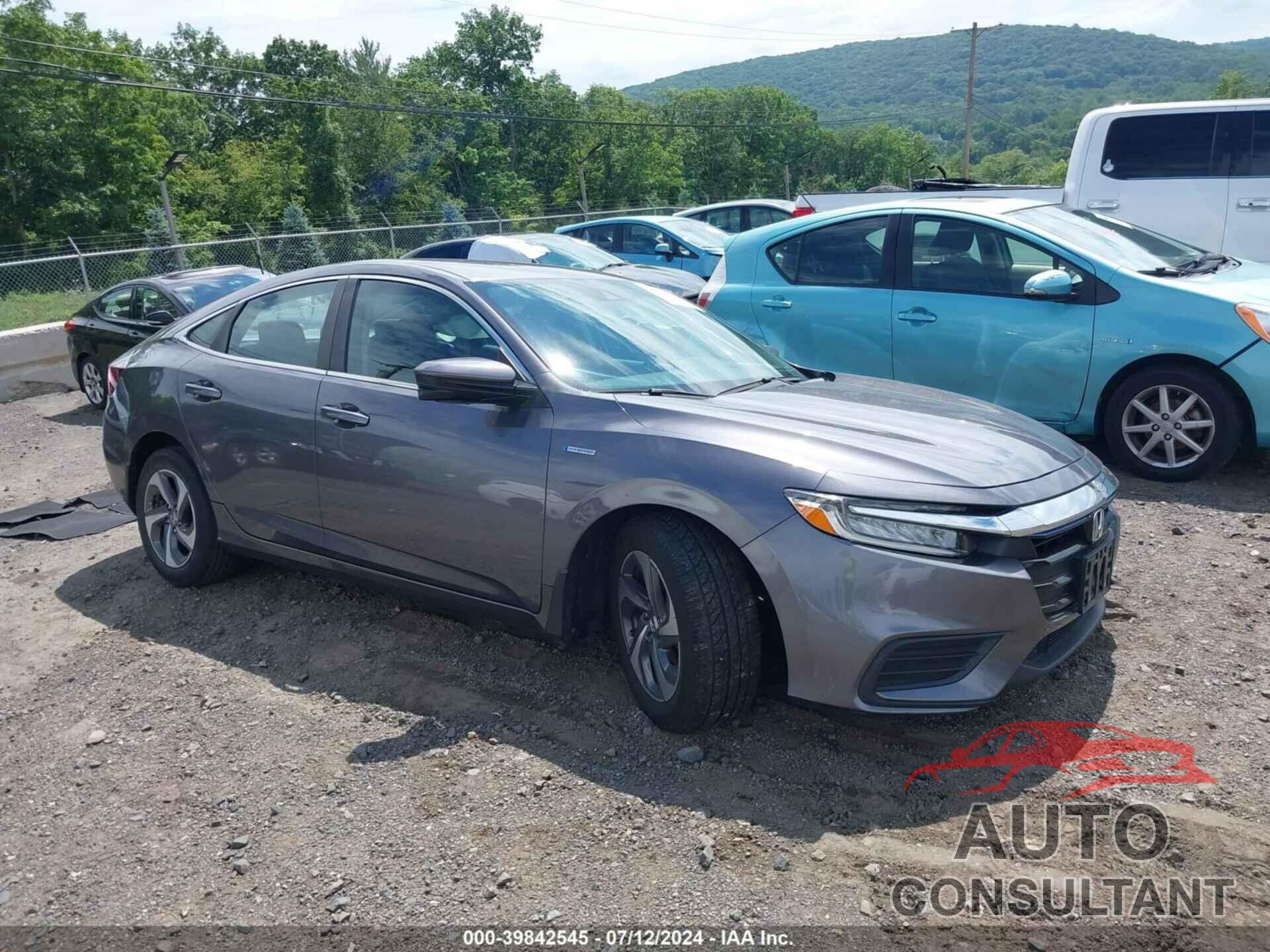 HONDA INSIGHT 2019 - 19XZE4F58KE010191