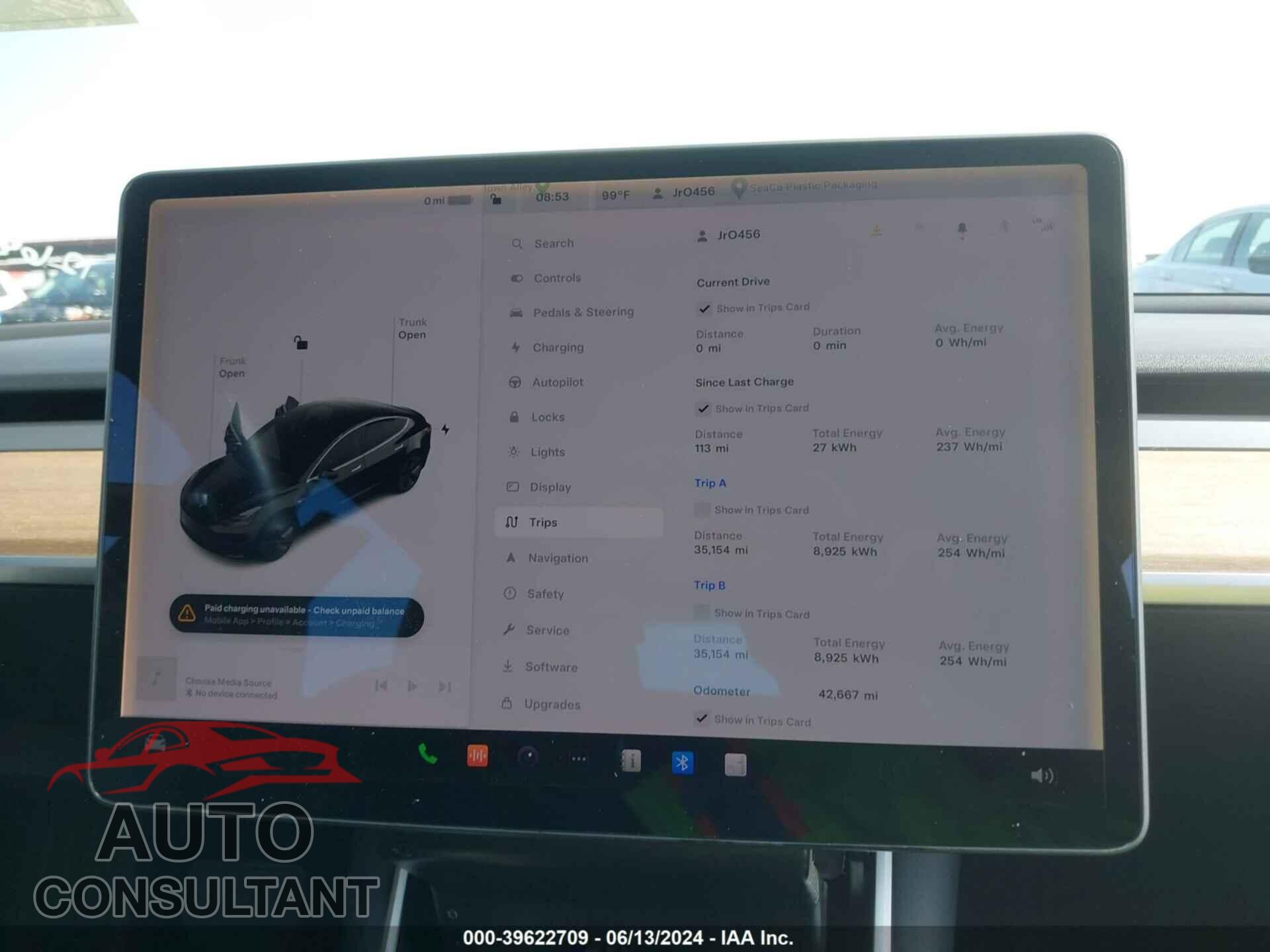 TESLA MODEL 3 2019 - 5YJ3E1EA1KF422501
