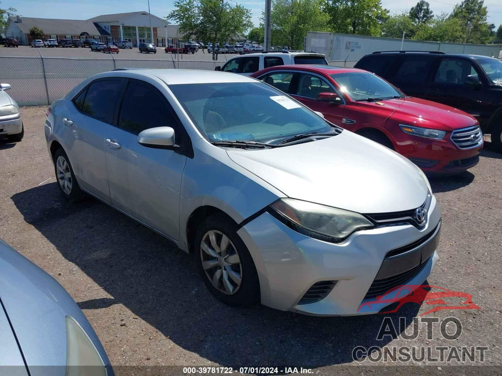 TOYOTA COROLLA 2016 - 5YFBURHE5GP410374