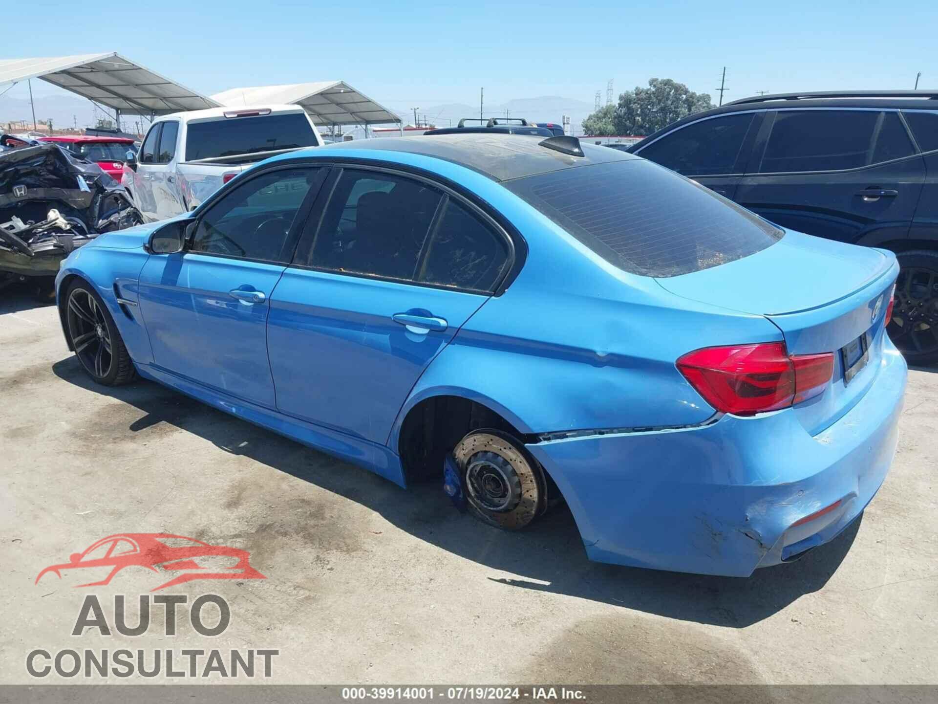 BMW M3 2016 - WBS8M9C53G5D31375