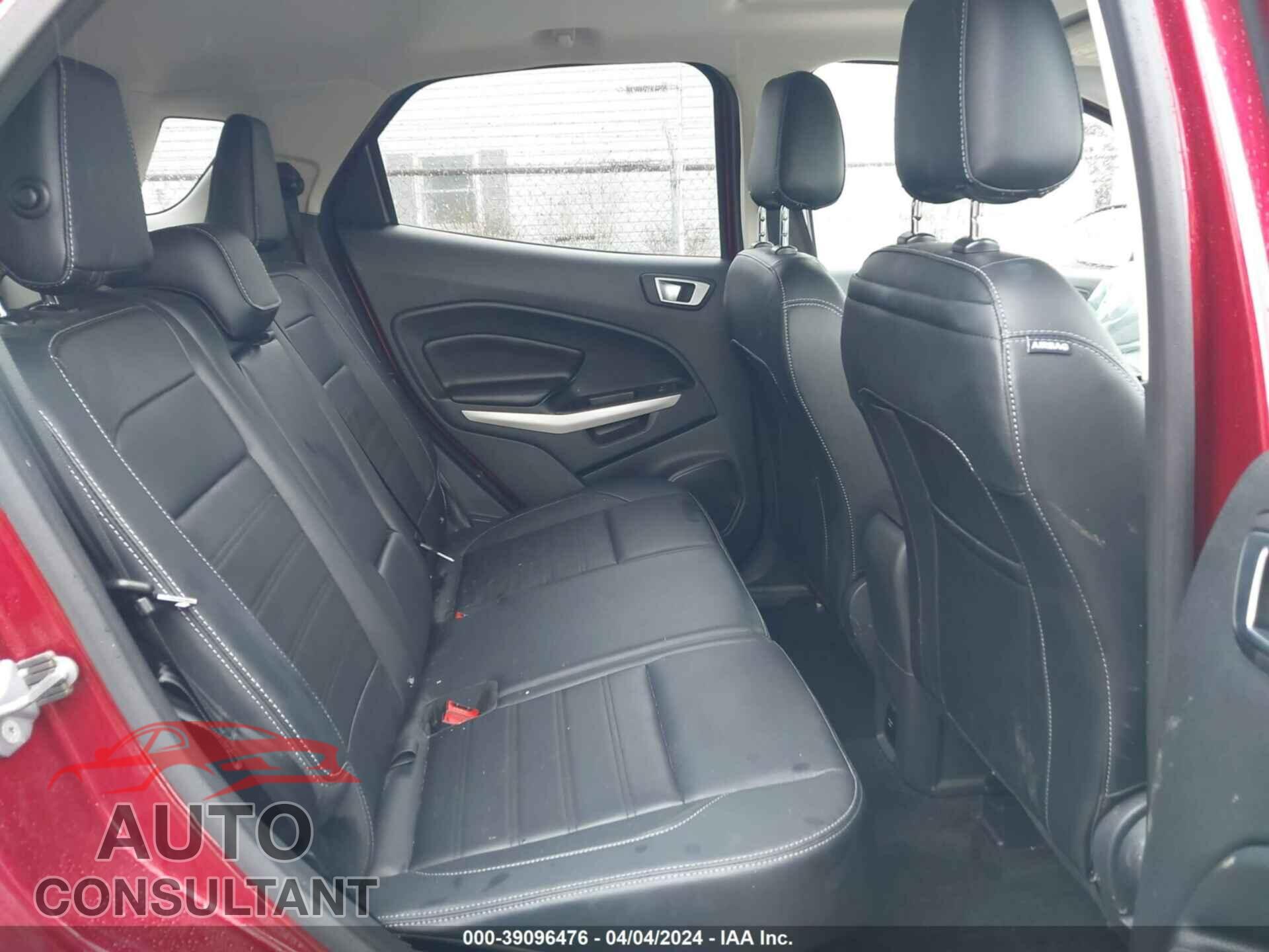 FORD ECOSPORT 2020 - MAJ6S3KL8LC312878
