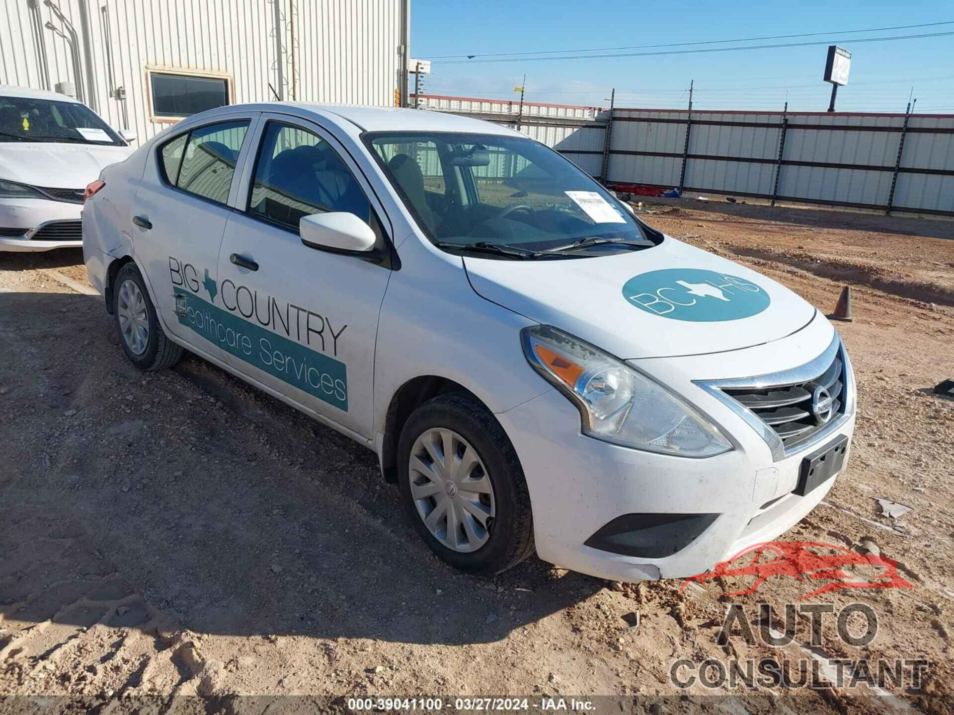 NISSAN VERSA 2016 - 3N1CN7AP3GL819071