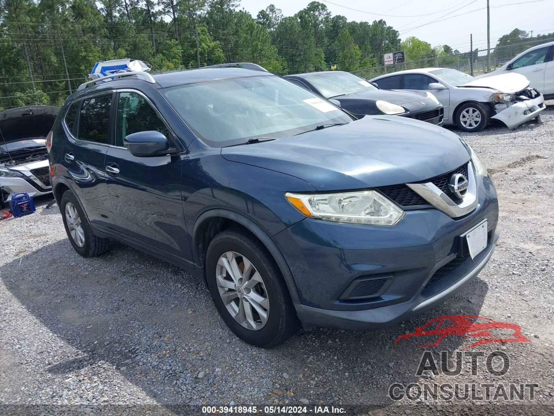 NISSAN ROGUE 2016 - KNMAT2MT3GP670218