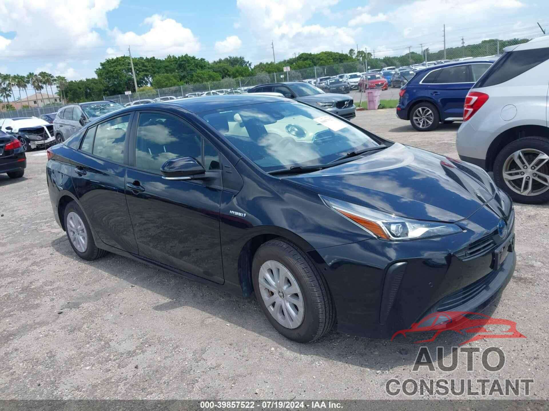 TOYOTA PRIUS 2021 - JTDKAMFU4M3147756