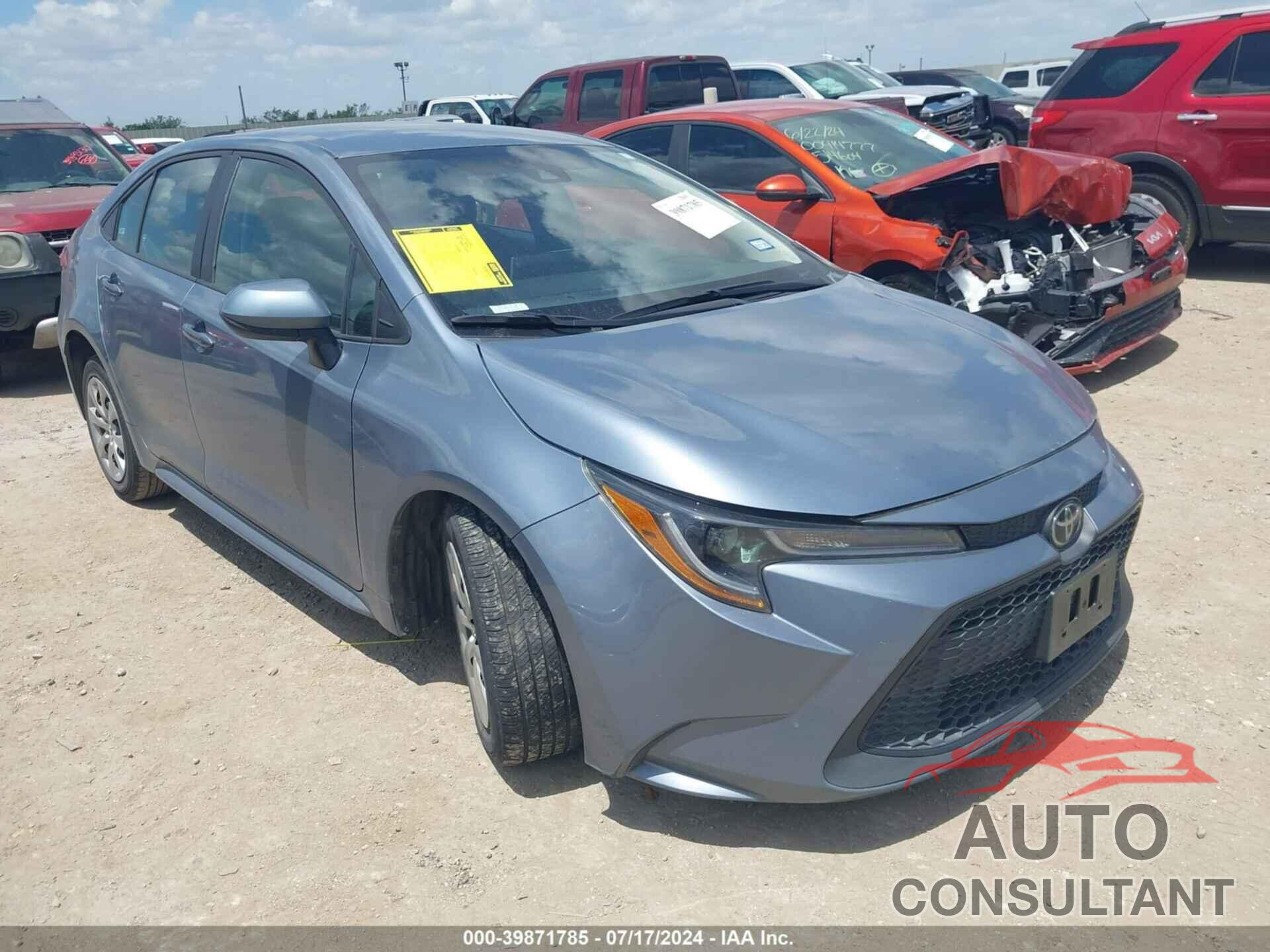 TOYOTA COROLLA 2021 - 5YFEPMAE8MP248043
