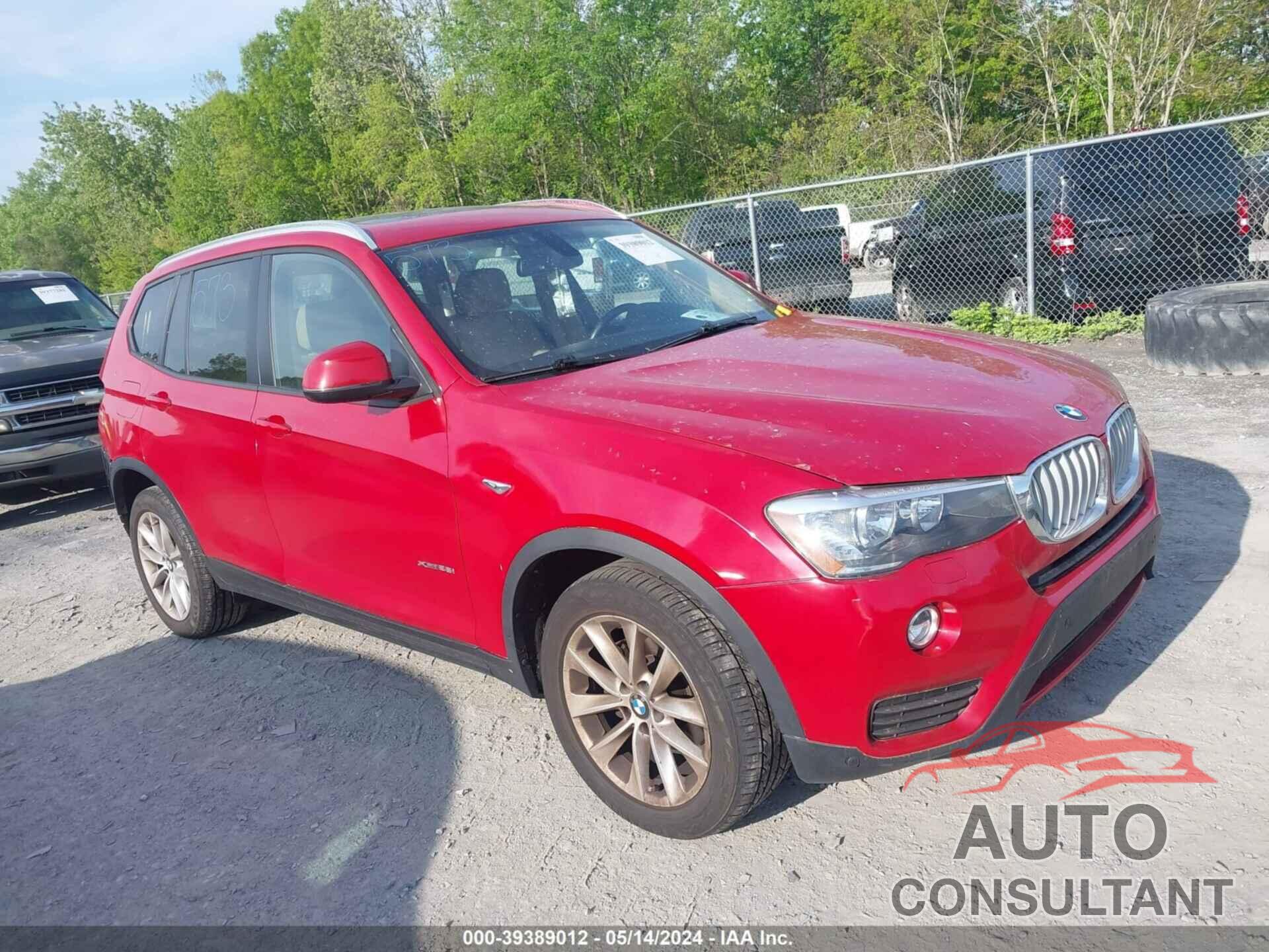 BMW X3 2016 - 5UXWX9C5XG0D79005