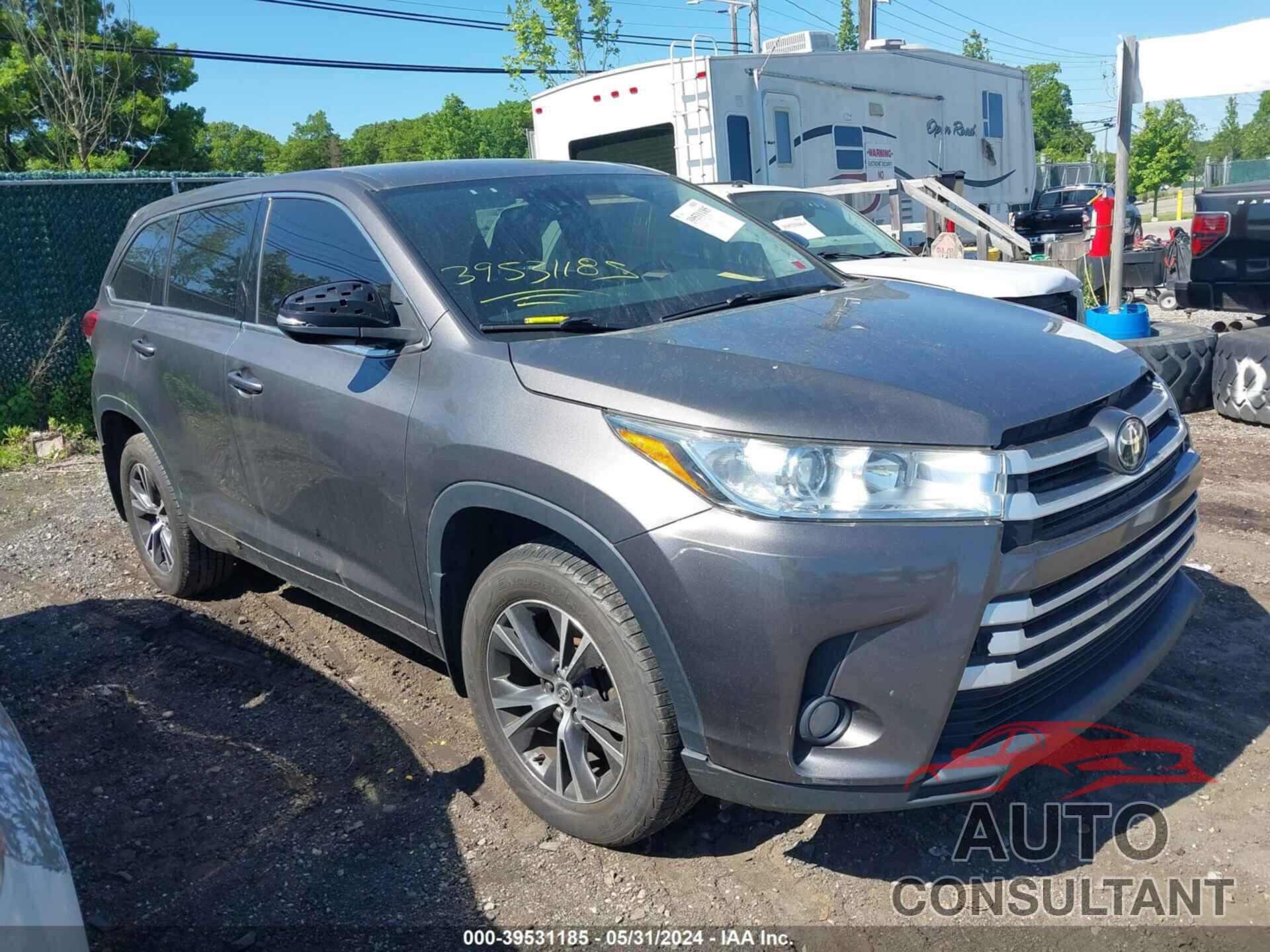 TOYOTA HIGHLANDER 2017 - 5TDBZRFH5HS361121