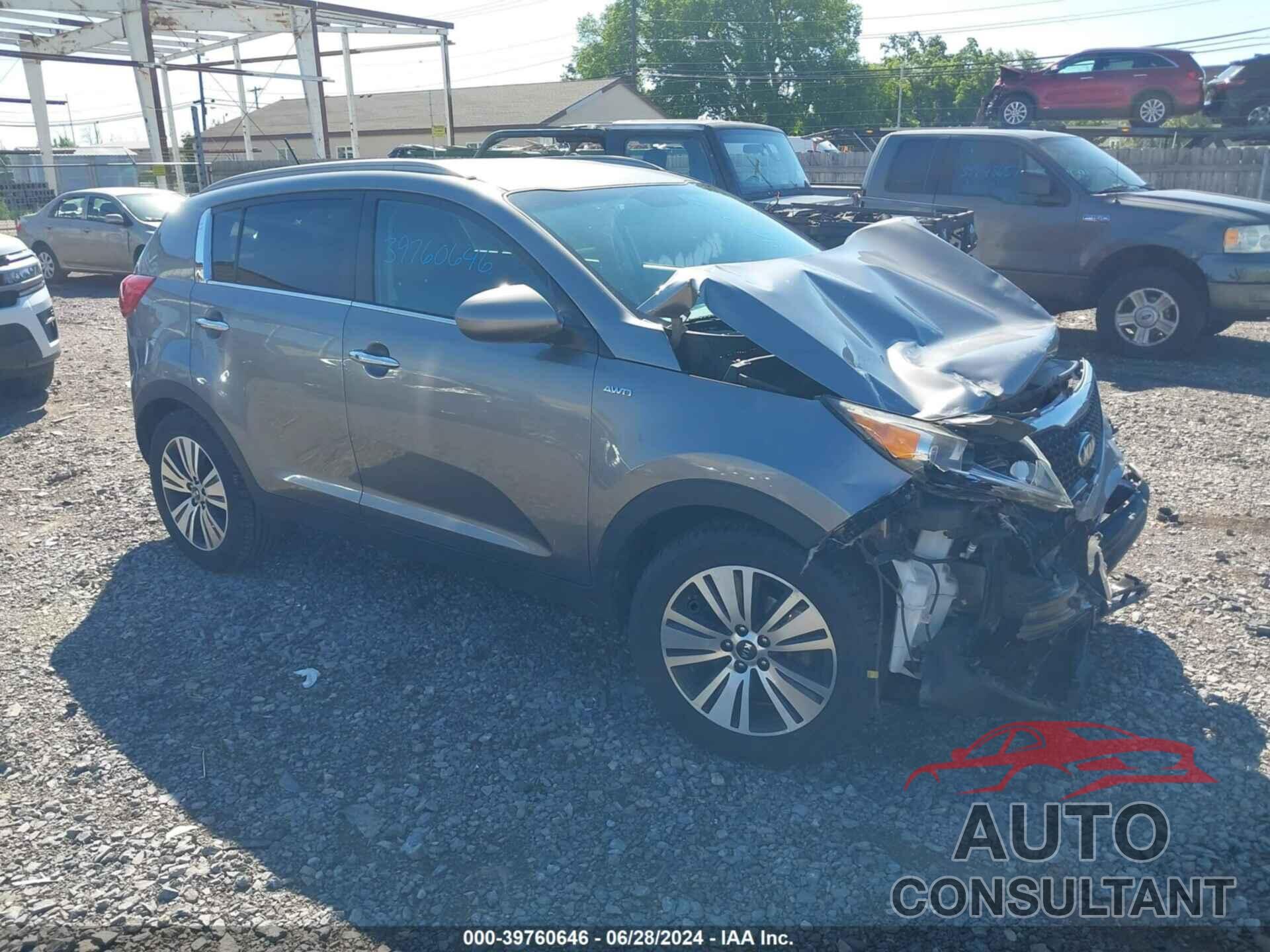 KIA SPORTAGE 2016 - KNDPCCAC5G7816431