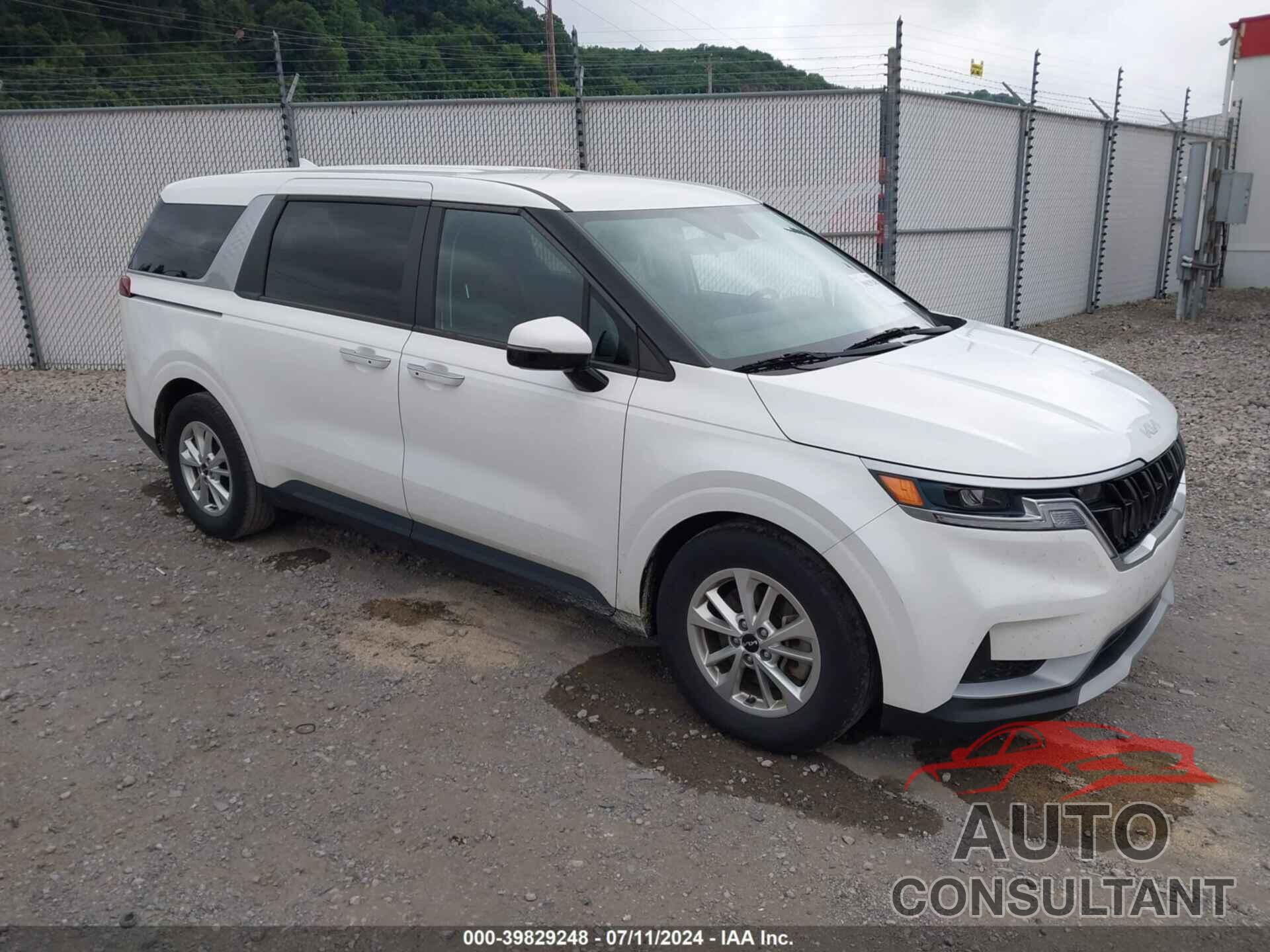 KIA CARNIVAL MPV 2022 - KNDNB4H39N6092221
